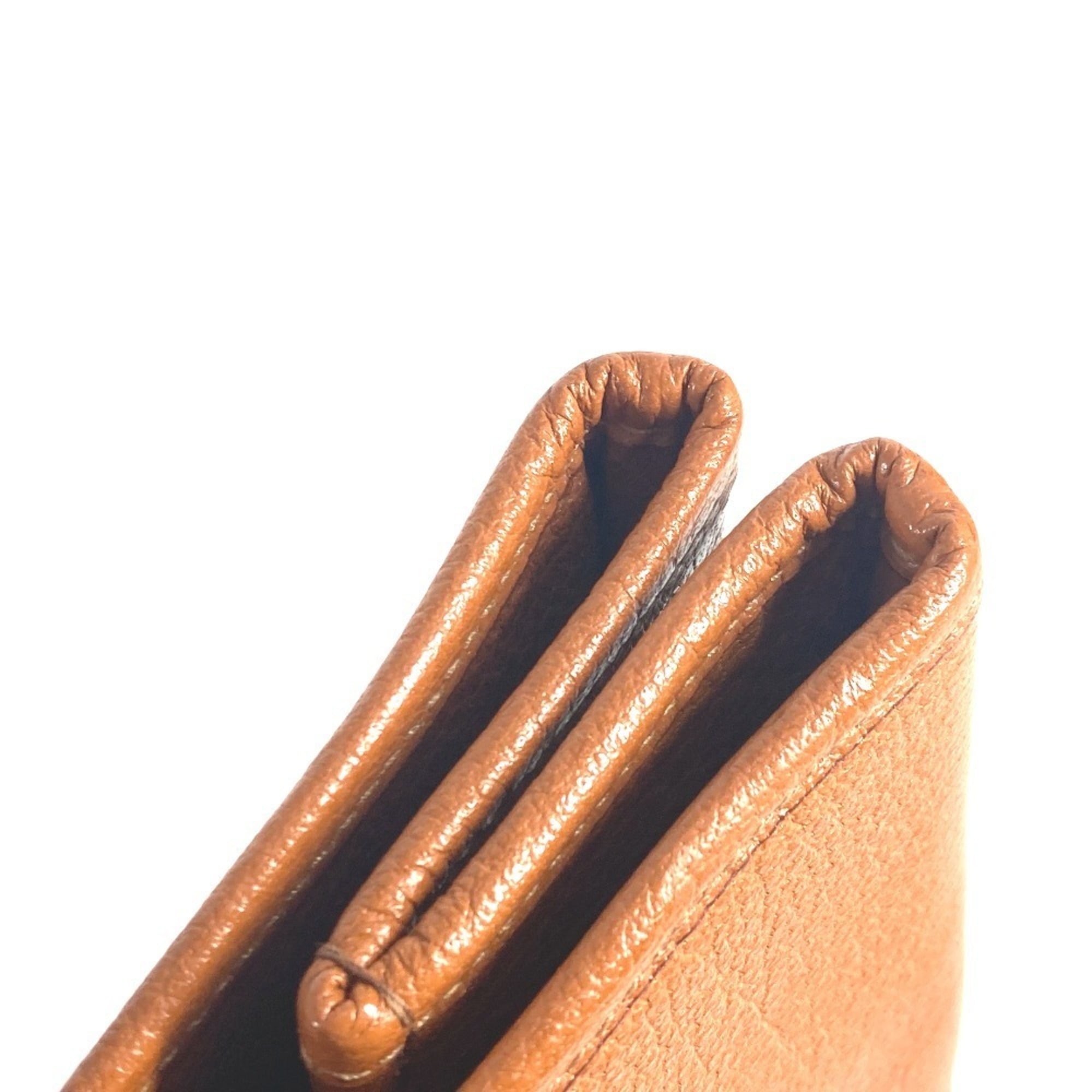 Hermes Galop Brown Leather Shoulder Bag Tote Bag (Pre-Owned)