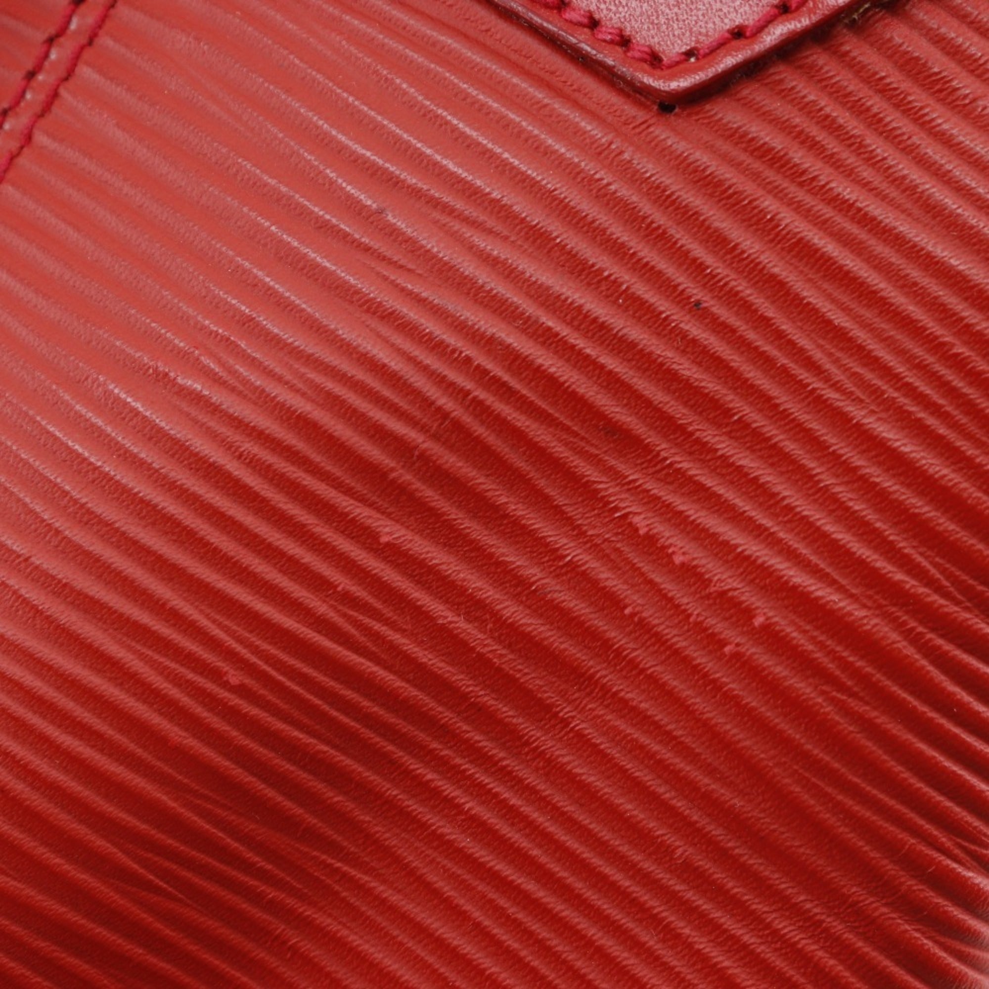 Fendi Red Color Leather Backpack (Pre-Owned)