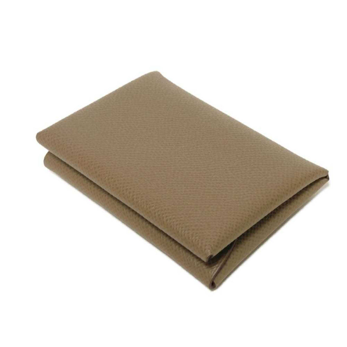 Hermes Etoupe Gray Grayish Epsom Leather Coin Purse/Coin Case (Pre-Owned)