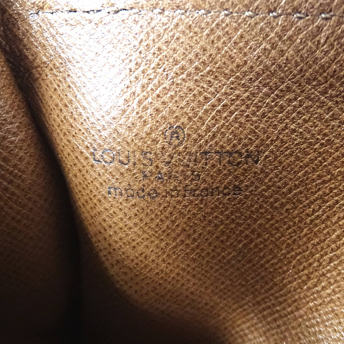 Louis Vuitton Brown Galle Monogram Monogram Handbag Pouch (Pre-Owned)