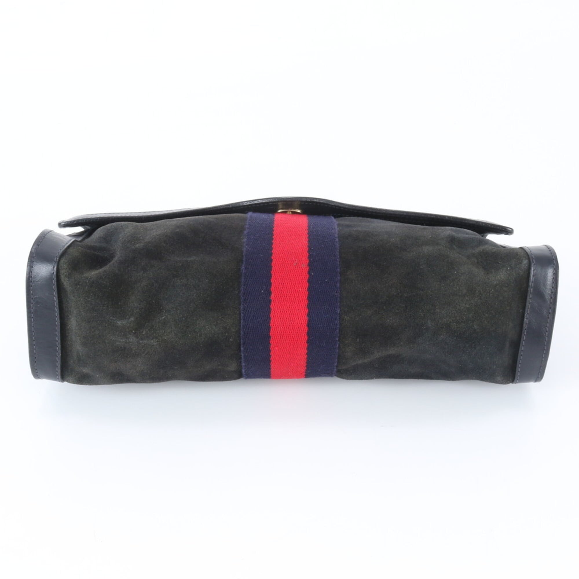 Gucci Black Leather Clutch Bag Pouch (Pre-Owned)