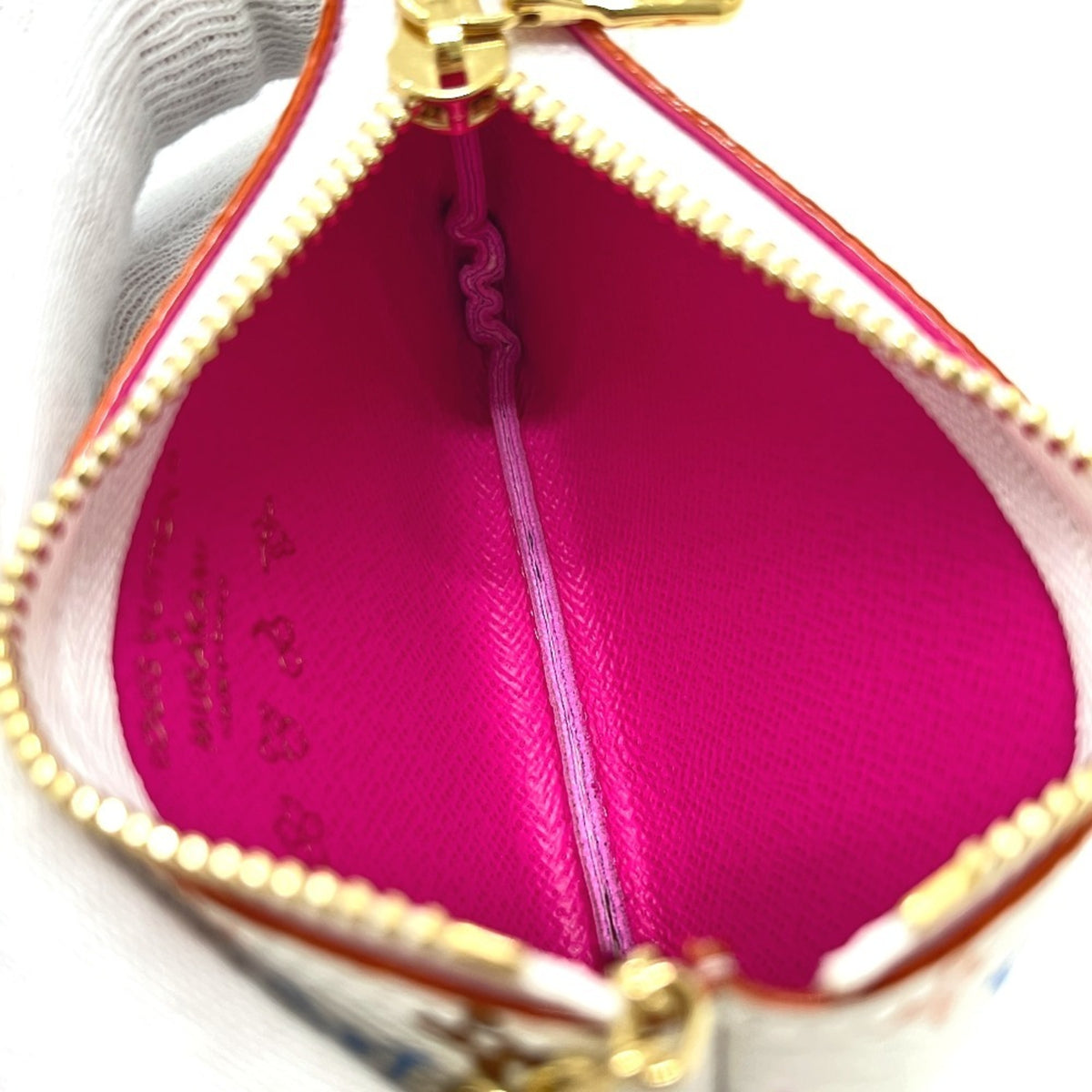 Louis Vuitton Blanc Monogram Multicolore Coin Purse/Coin Case (Pre-Owned)