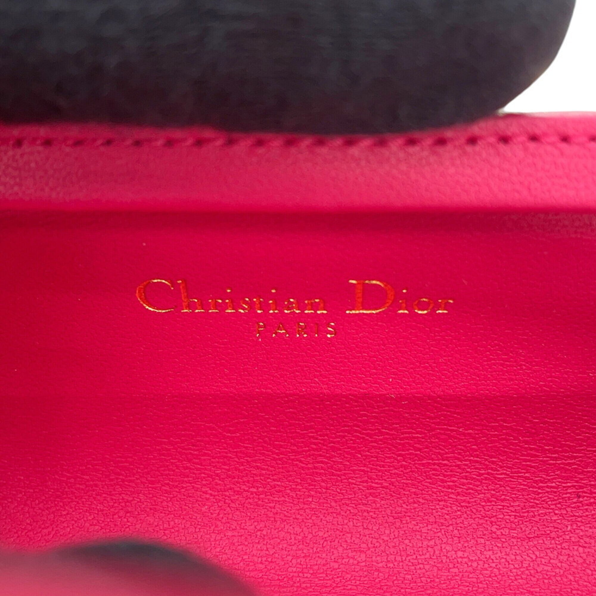 Christian Dior Pink Leather Pouch (Pre-Owned)