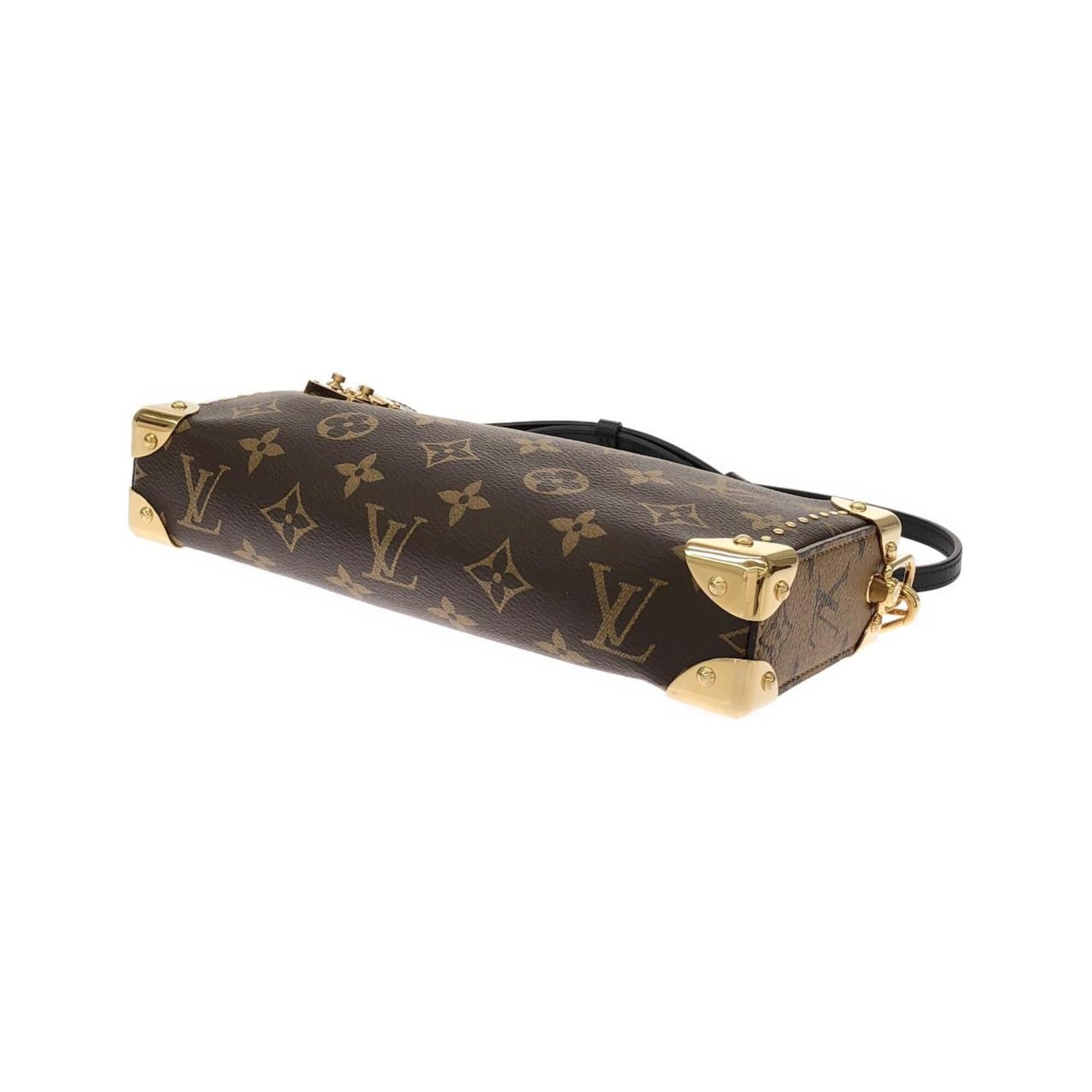 Louis Vuitton Marron Coated Canvas Shoulder Bag (Pre-Owned)