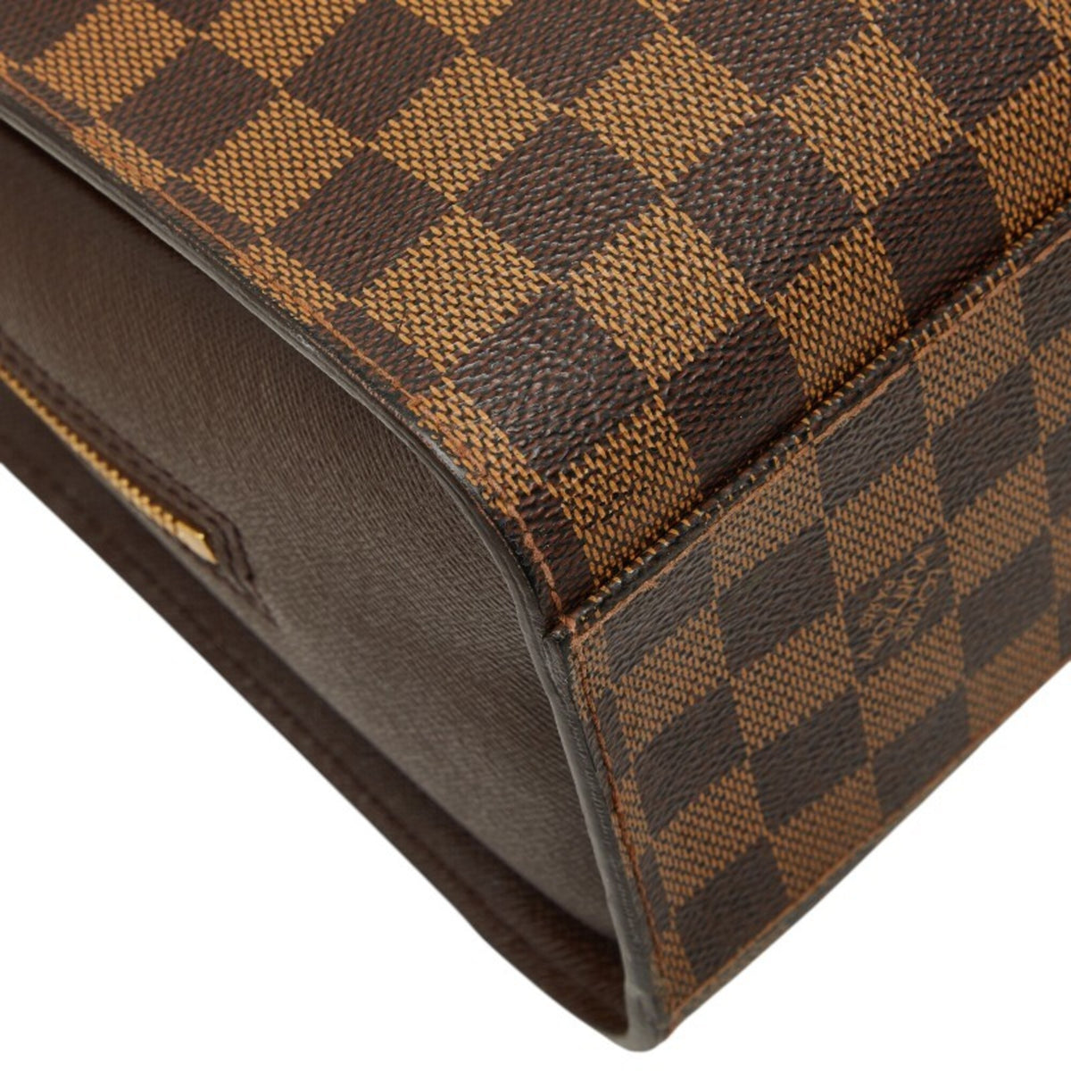 Louis Vuitton Brown Pvc Leather Handbag (Pre-Owned)