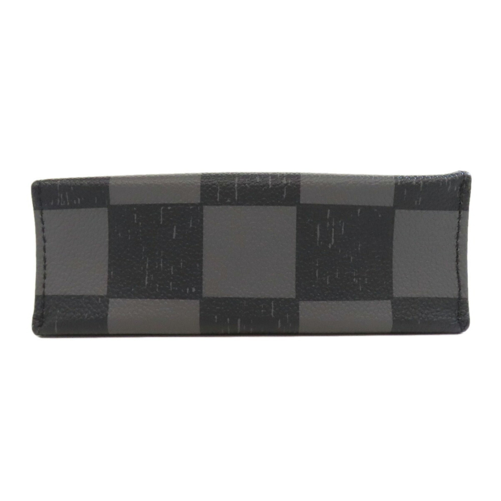 Louis Vuitton Black Damier Canvas Handbag (Pre-Owned)