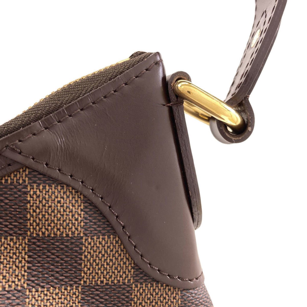 Louis Vuitton Damier Canvas Ebene Damier Canvas Shoulder Bag (Pre-Owned)