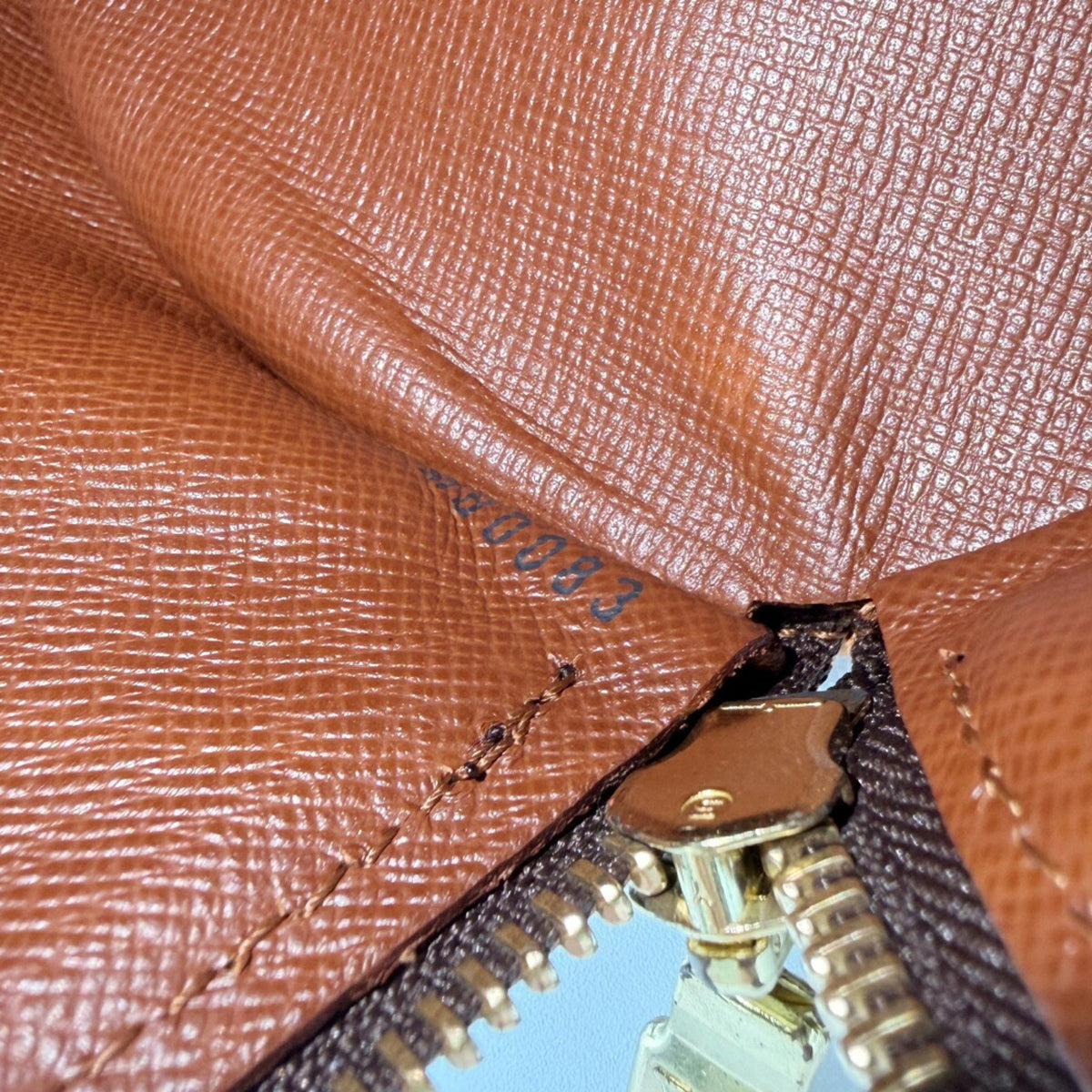 Louis Vuitton Monogram Brown Monogram Leather Boston Bag Tote Bag (Pre-Owned)
