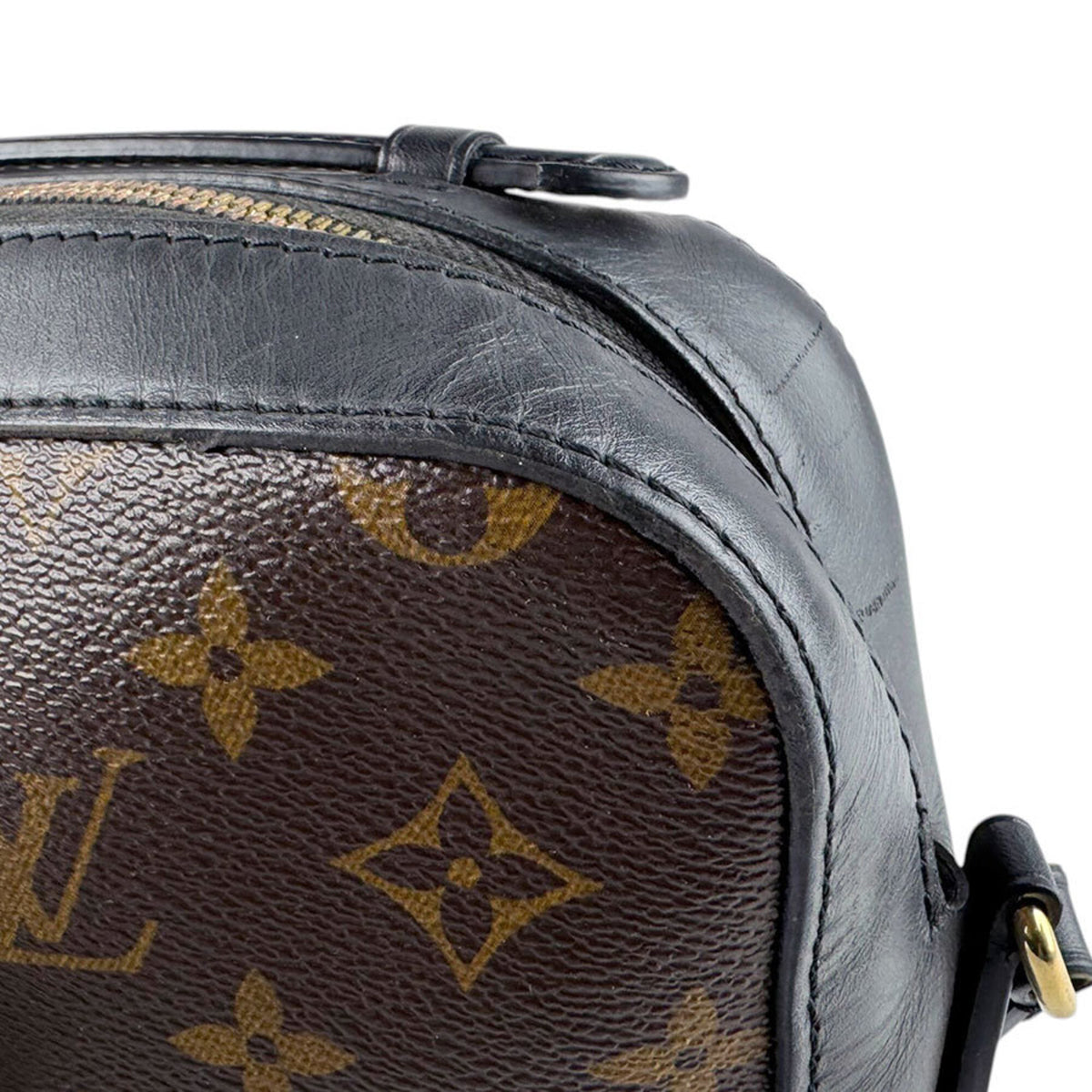 Louis Vuitton Black Brown Monogram Monogram Shoulder Bag (Pre-Owned)