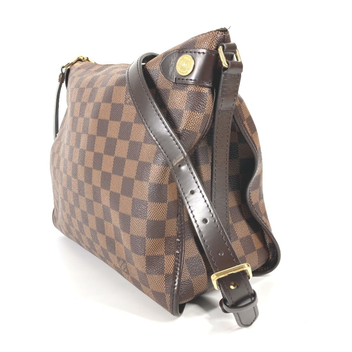 Louis Vuitton Damier Brown Damier Canvas Ebene Or Damier Canvas Shoulder Bag (Pre-Owned)