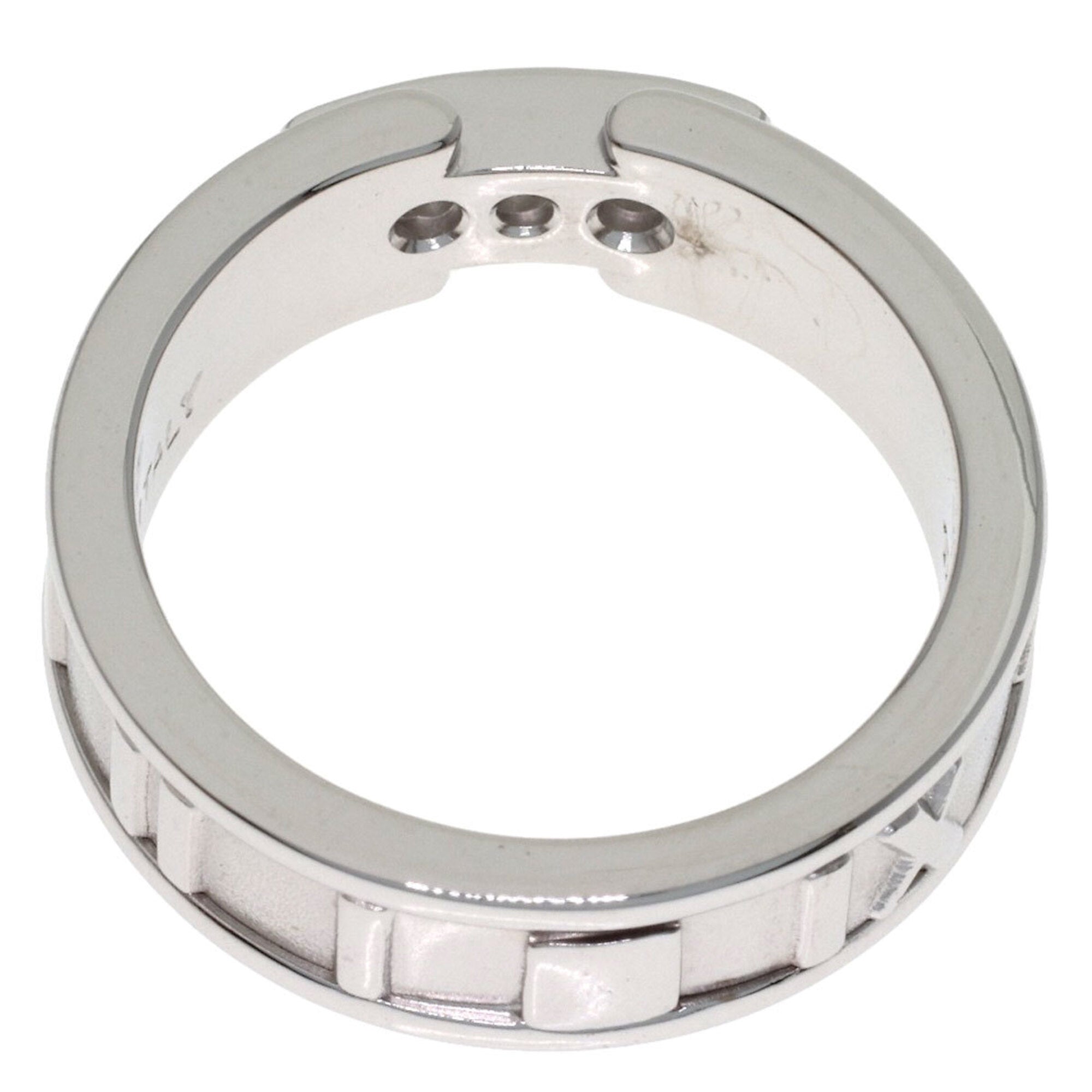 Tiffany Atlas White Gold (18K) Band Ring (Pre-Owned)