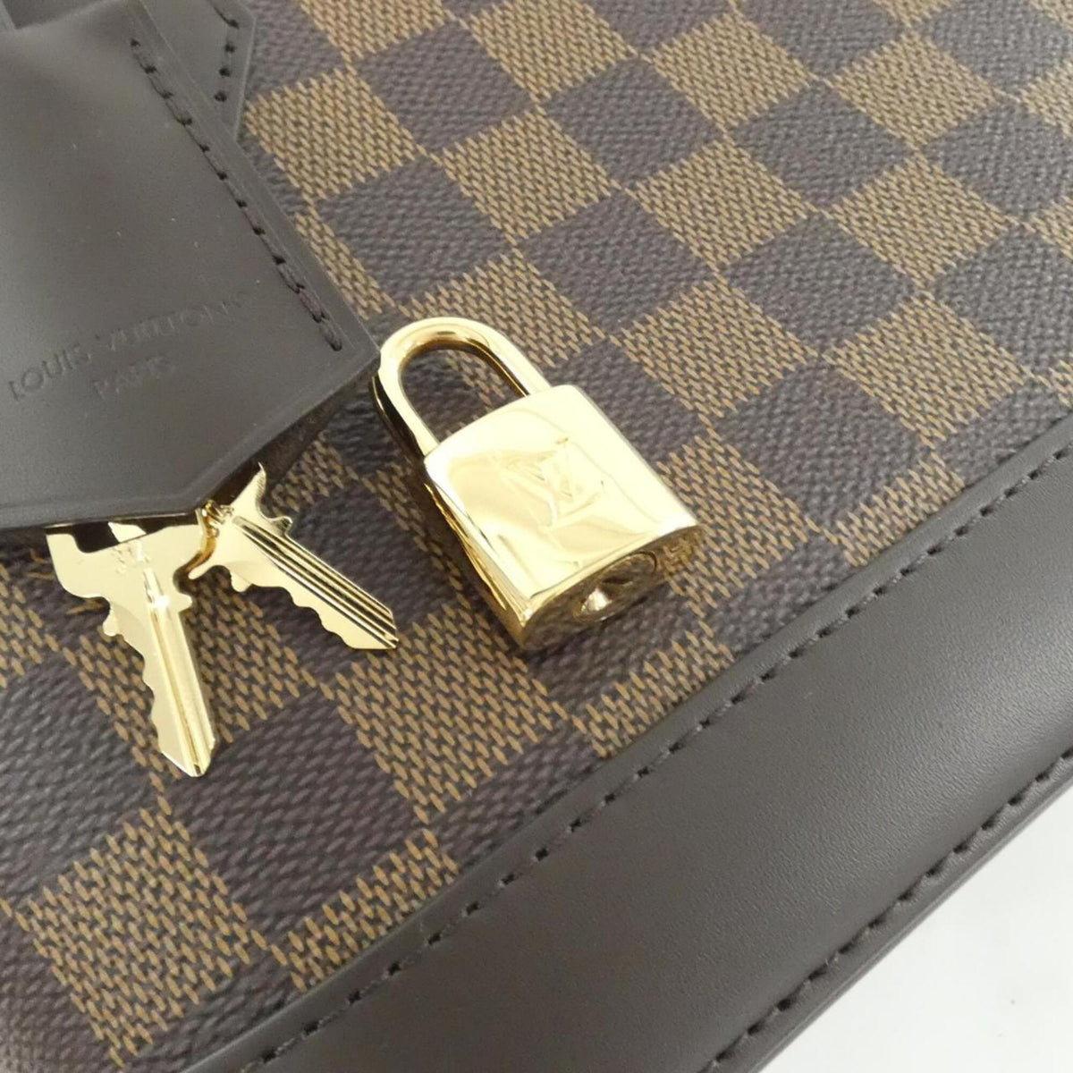 Louis Vuitton Ebene Coated Canvas Handbag (Pre-Owned)