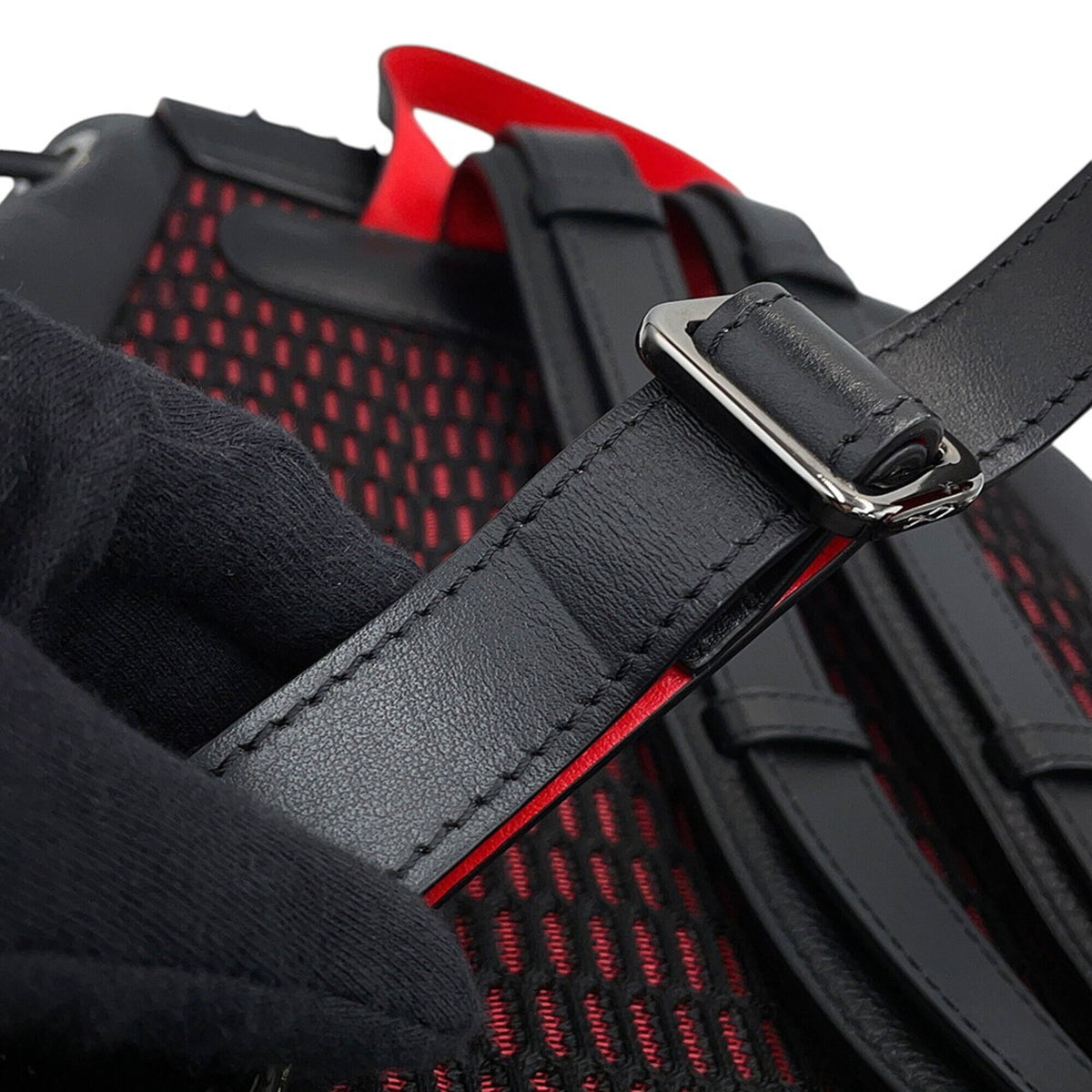 Christian Louboutin Black Leather Backpack (Pre-Owned)