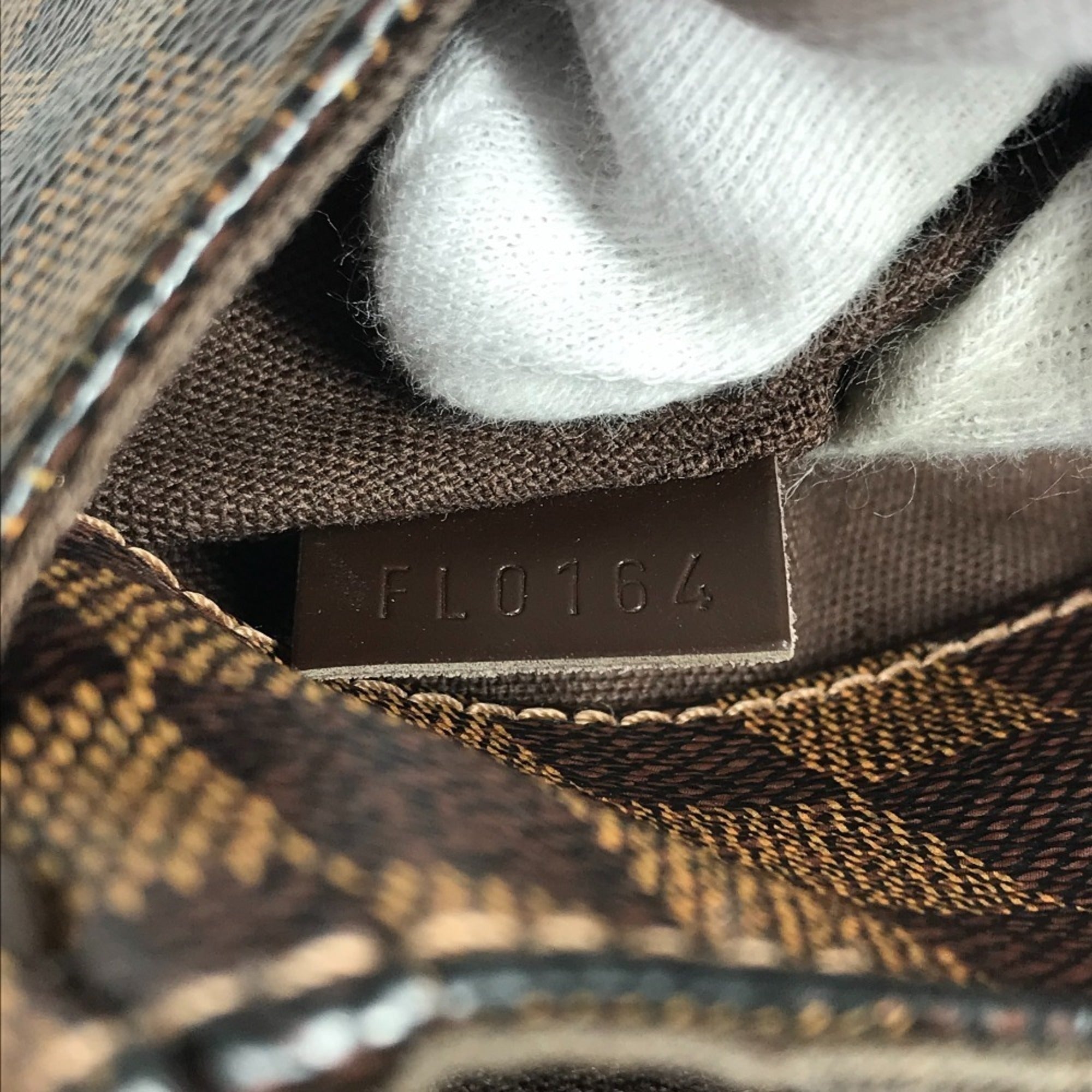 Louis Vuitton Brown Damier Canvas Ebene Damier Canvas Shoulder Bag (Pre-Owned)
