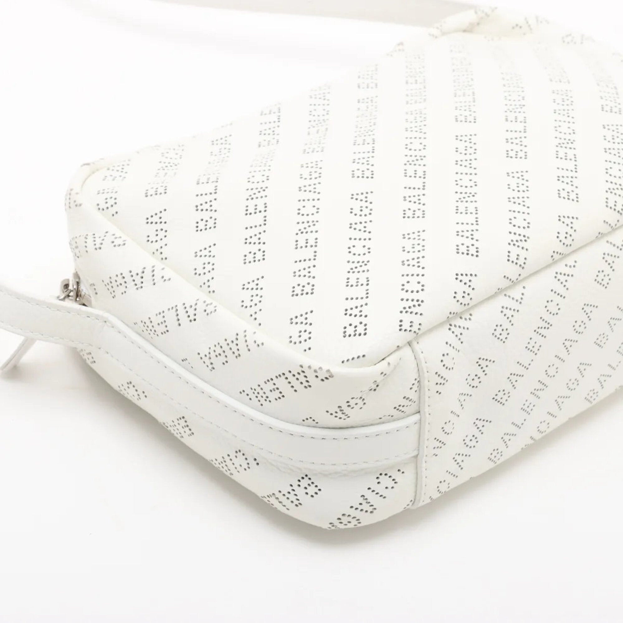 Balenciaga White Leather Shoulder Bag (Pre-Owned)