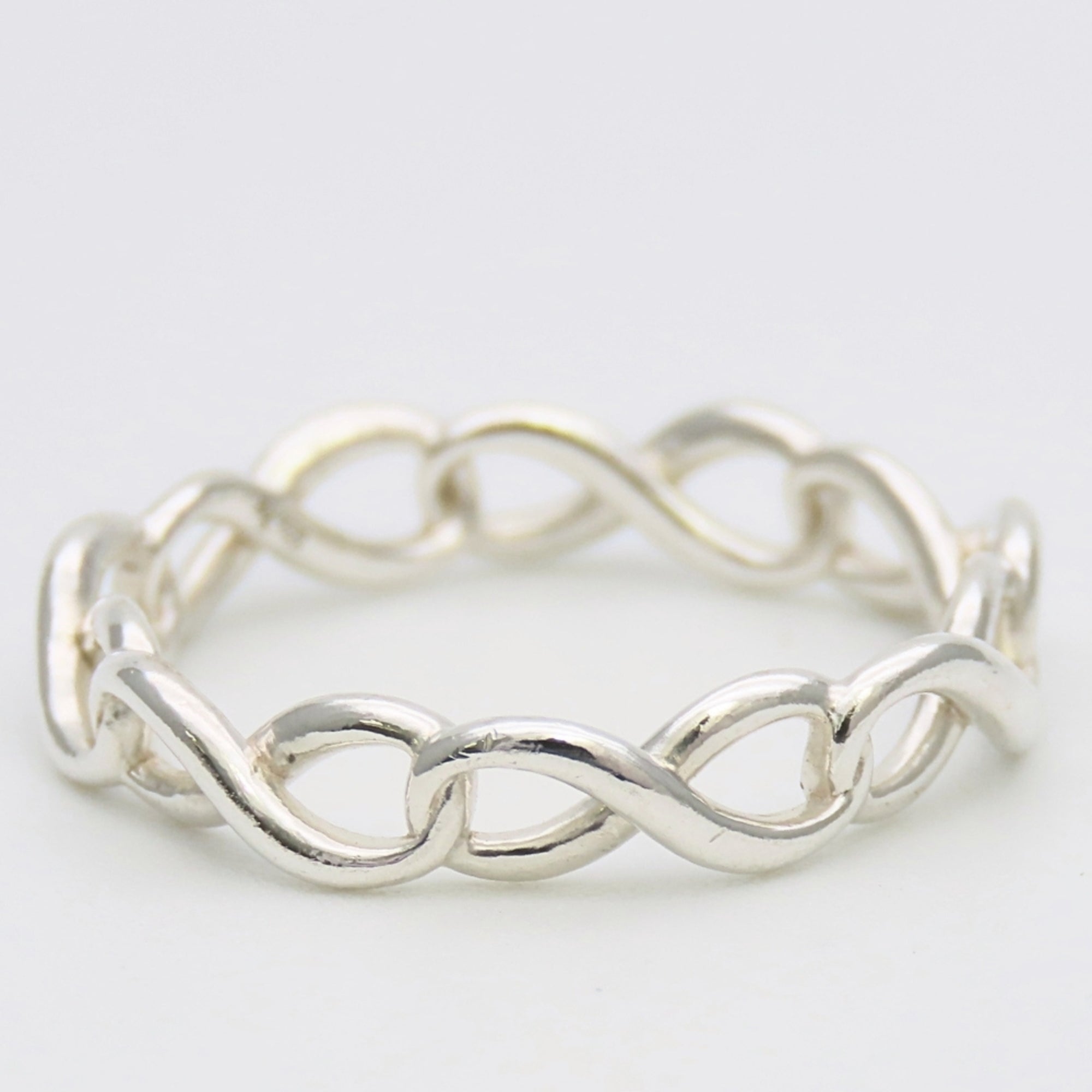 Tiffany Silver Silver 925 Band Ring (Pre-Owned)