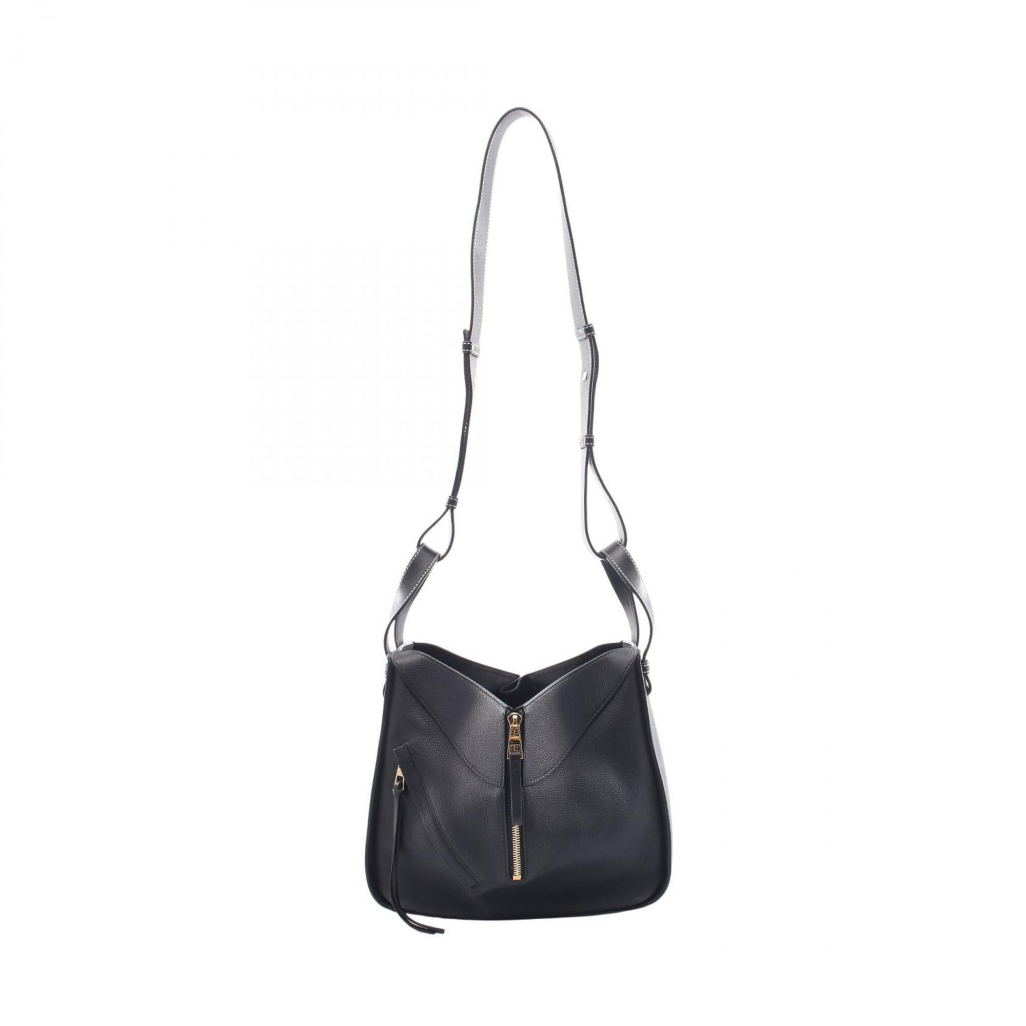 Loewe Black Navy Leather Handbag (Pre-Owned)