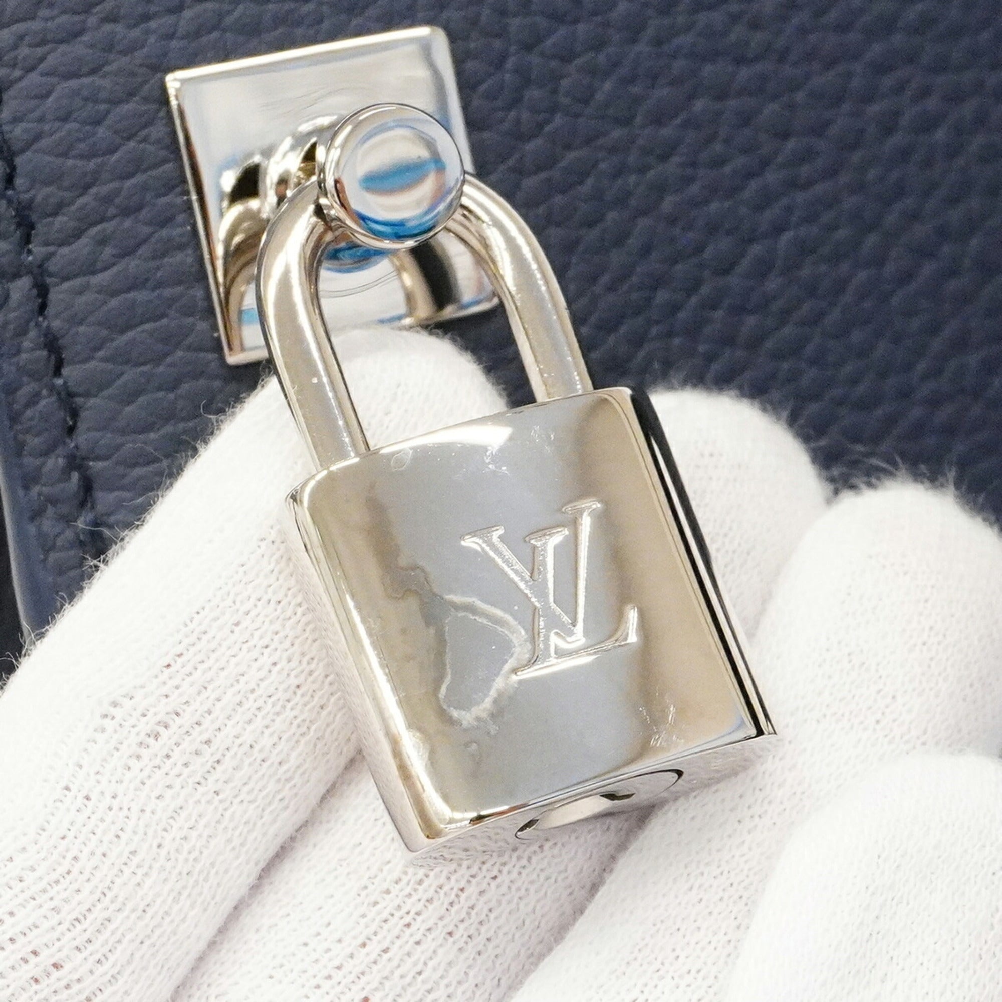 Louis Vuitton Navy Tote Bag (Pre-Owned)