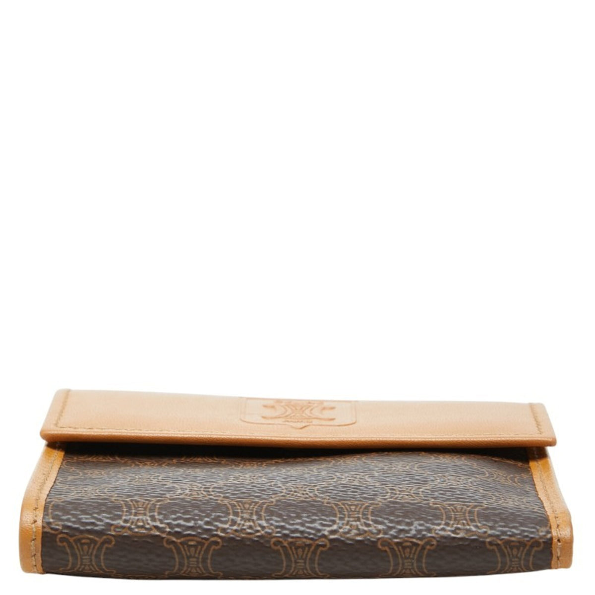 Celine Brown Pvc Leather Wallet (Bi-Fold) (Pre-Owned)