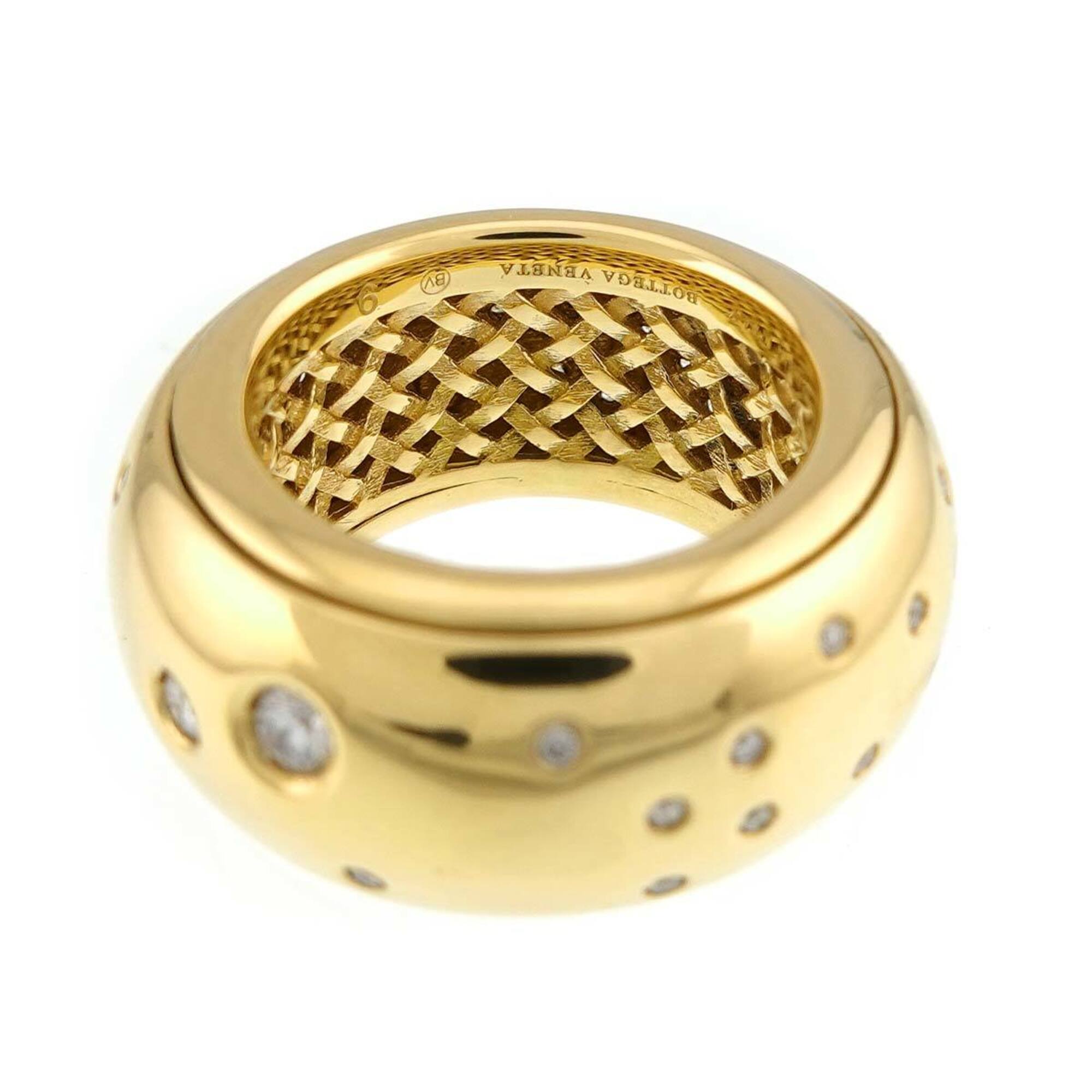 Bottega Veneta Yellow Gold (18K) Band Ring (Pre-Owned)