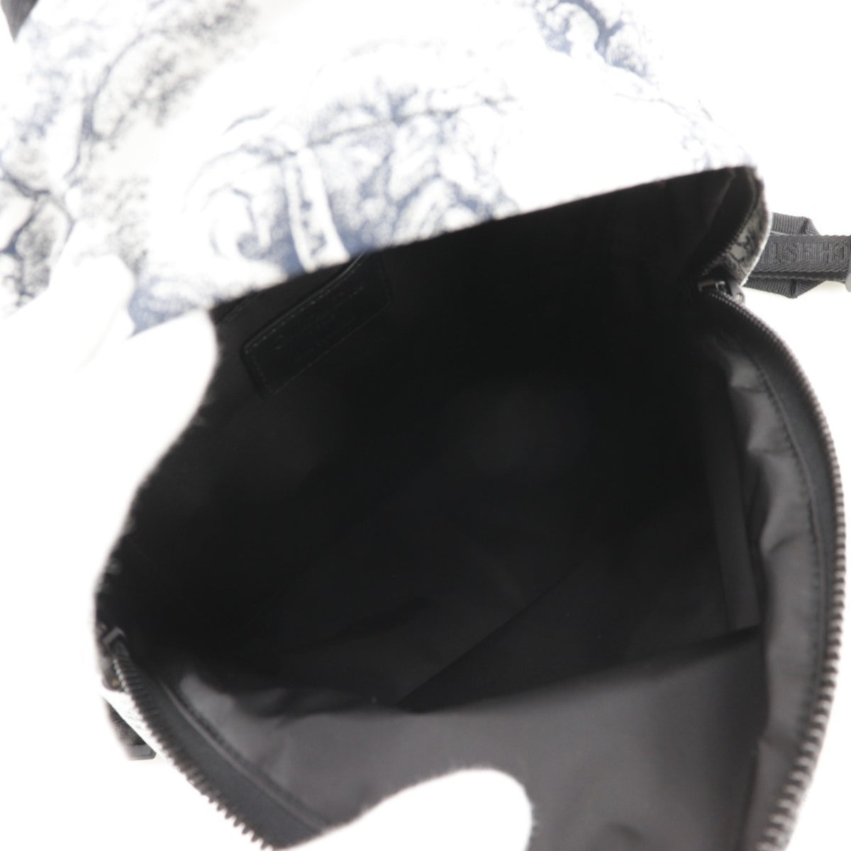 Christian Dior Black White Nylon Backpack (Pre-Owned)