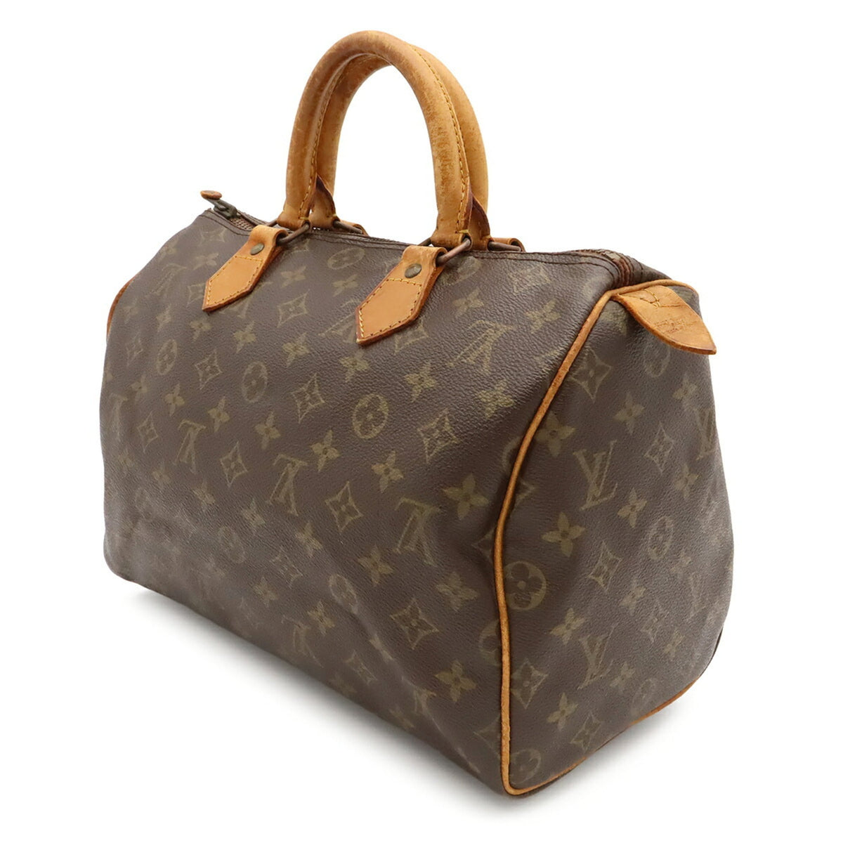 Louis Vuitton Brown Galle Monogram White Monogram Handbag (Pre-Owned)