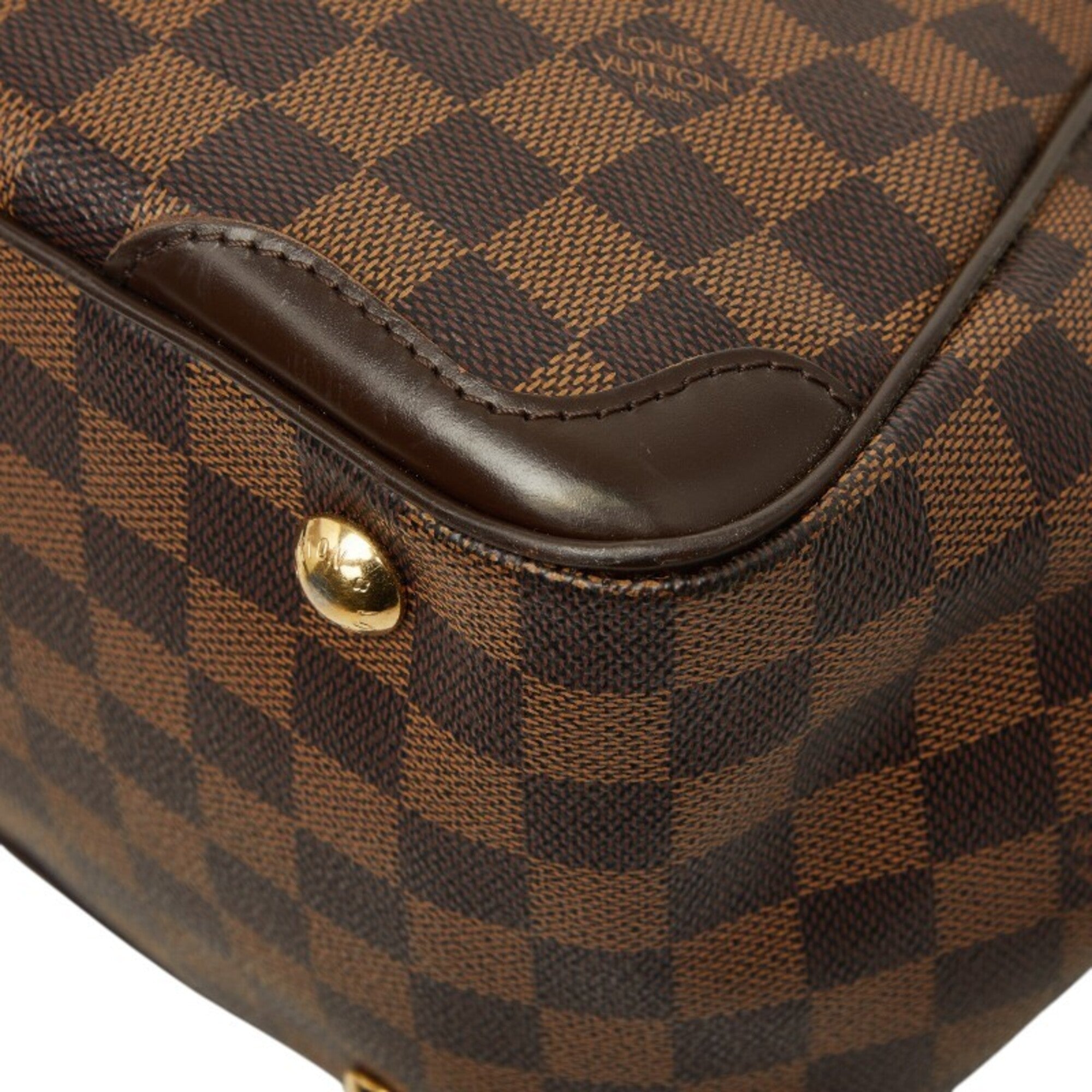 Louis Vuitton Brown Pvc Leather Handbag (Pre-Owned)