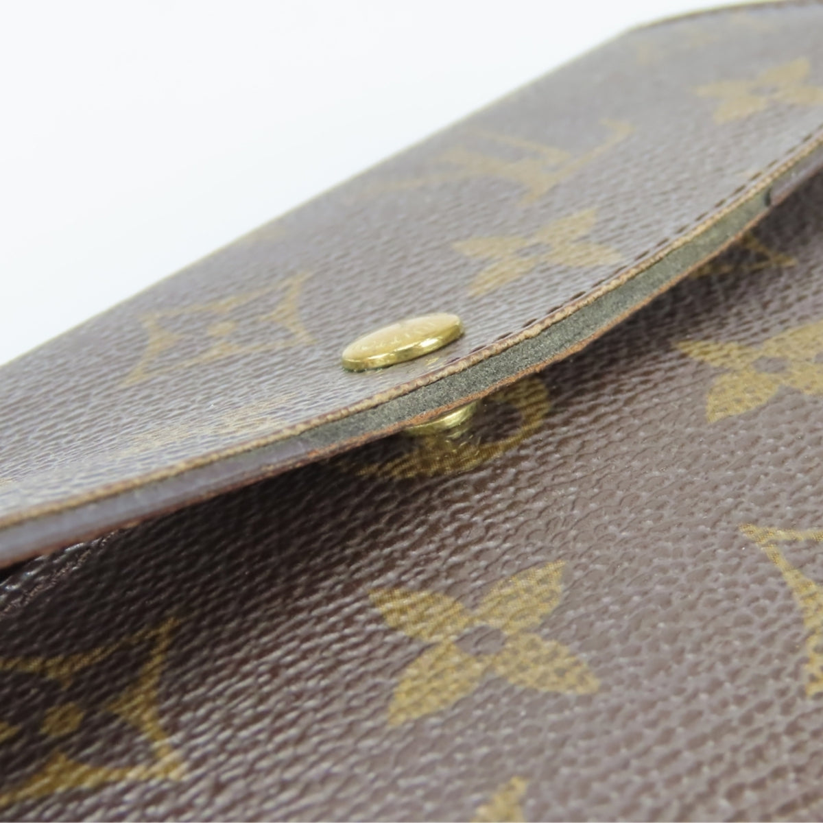 Louis Vuitton Monogram Brown Monogram Long Wallet (Bi-Fold) (Pre-Owned)