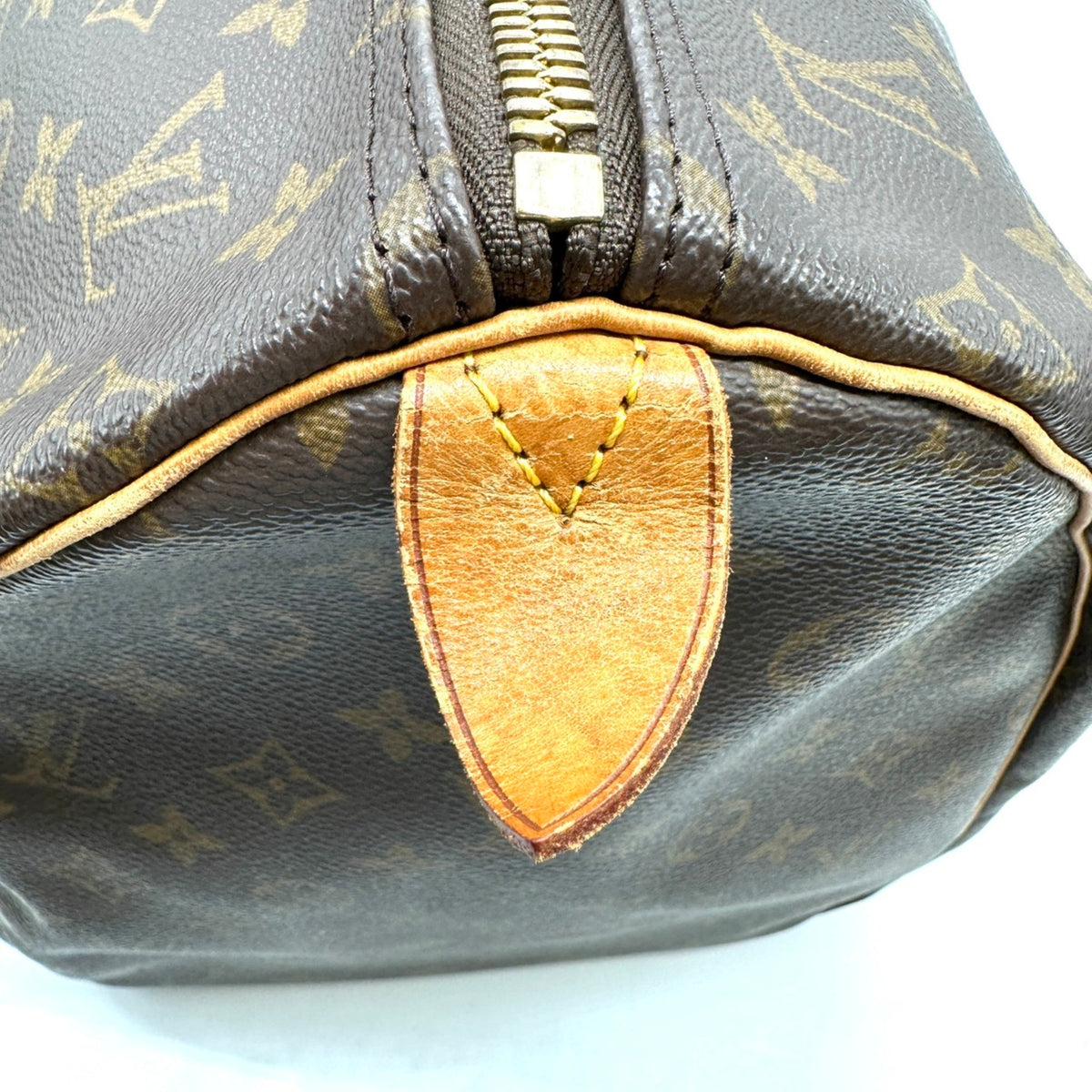 Louis Vuitton Brown Monogram Canvas Boston Bag (Pre-Owned)