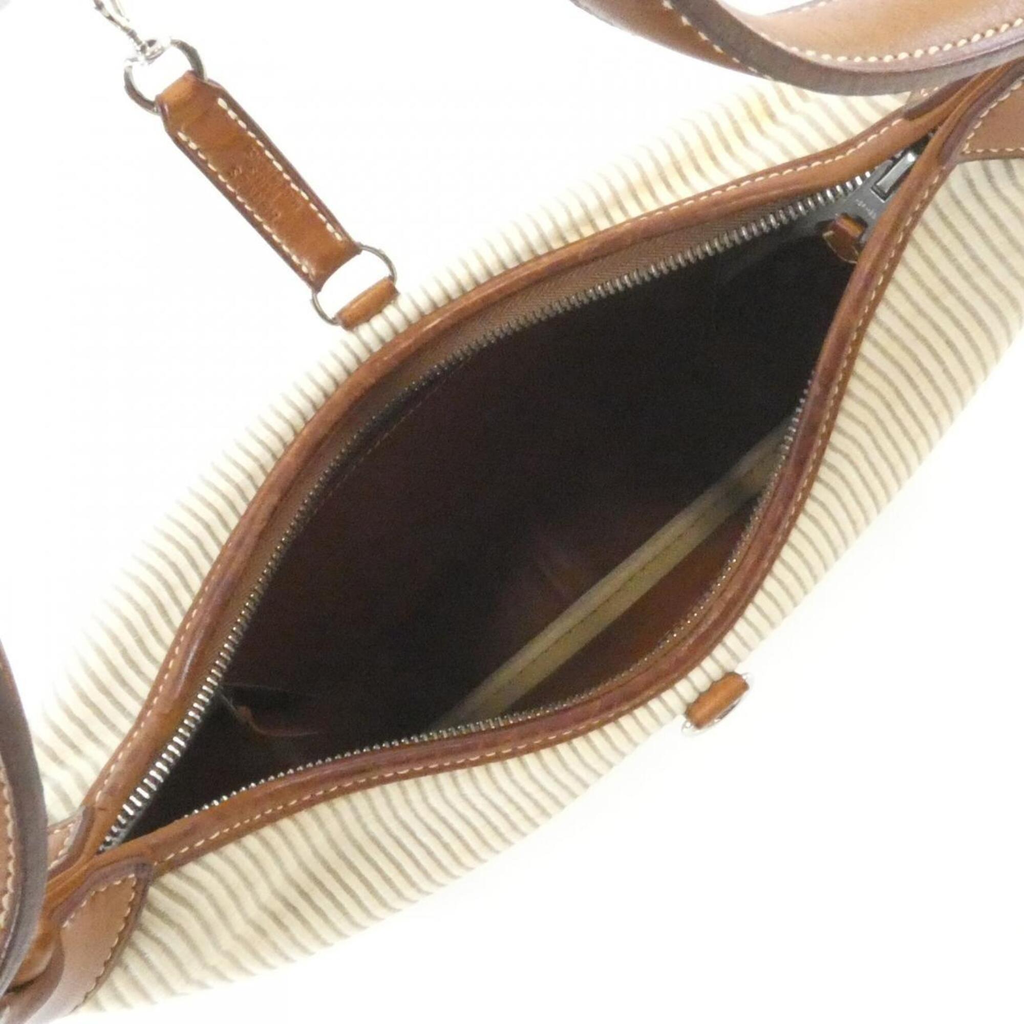 Hermes Trim Fauve Crinoline Barenia Leather Shoulder Bag (Pre-Owned)
