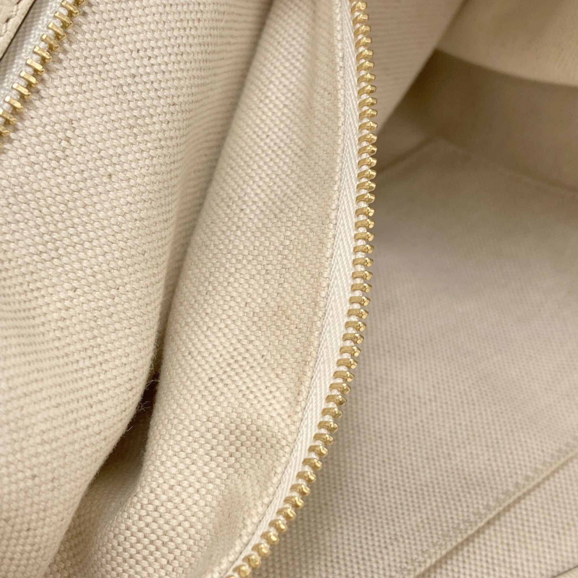 Gucci Cream Leather Tote Bag (Pre-Owned)