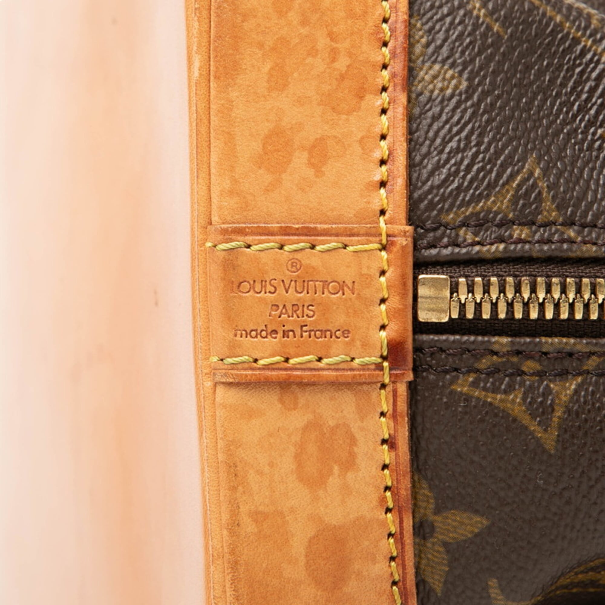 Louis Vuitton Brown Pvc Leather Handbag (Pre-Owned)