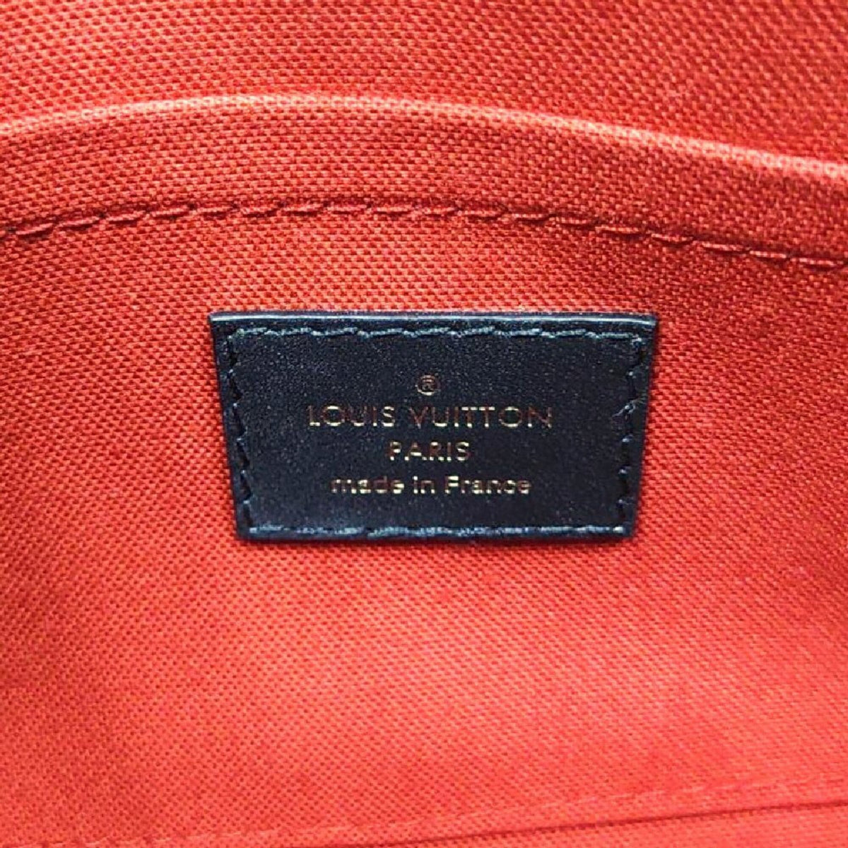 Louis Vuitton Brown Monogram Canvas Handbag Pouch (Pre-Owned)