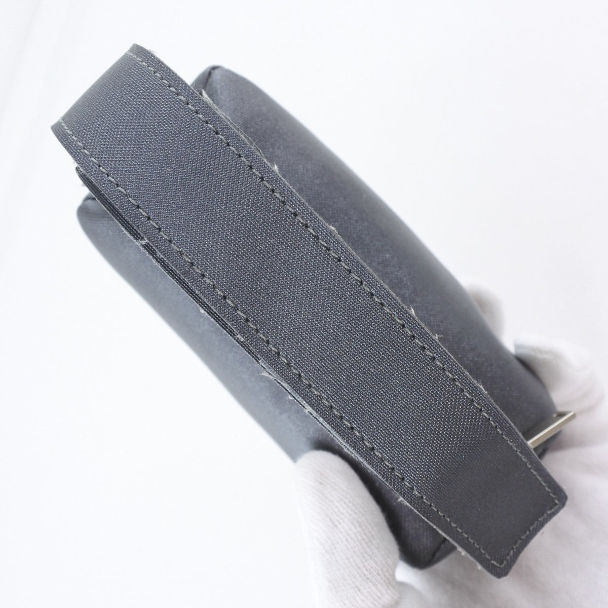Chanel Gray Nylon Pouch (Pre-Owned)