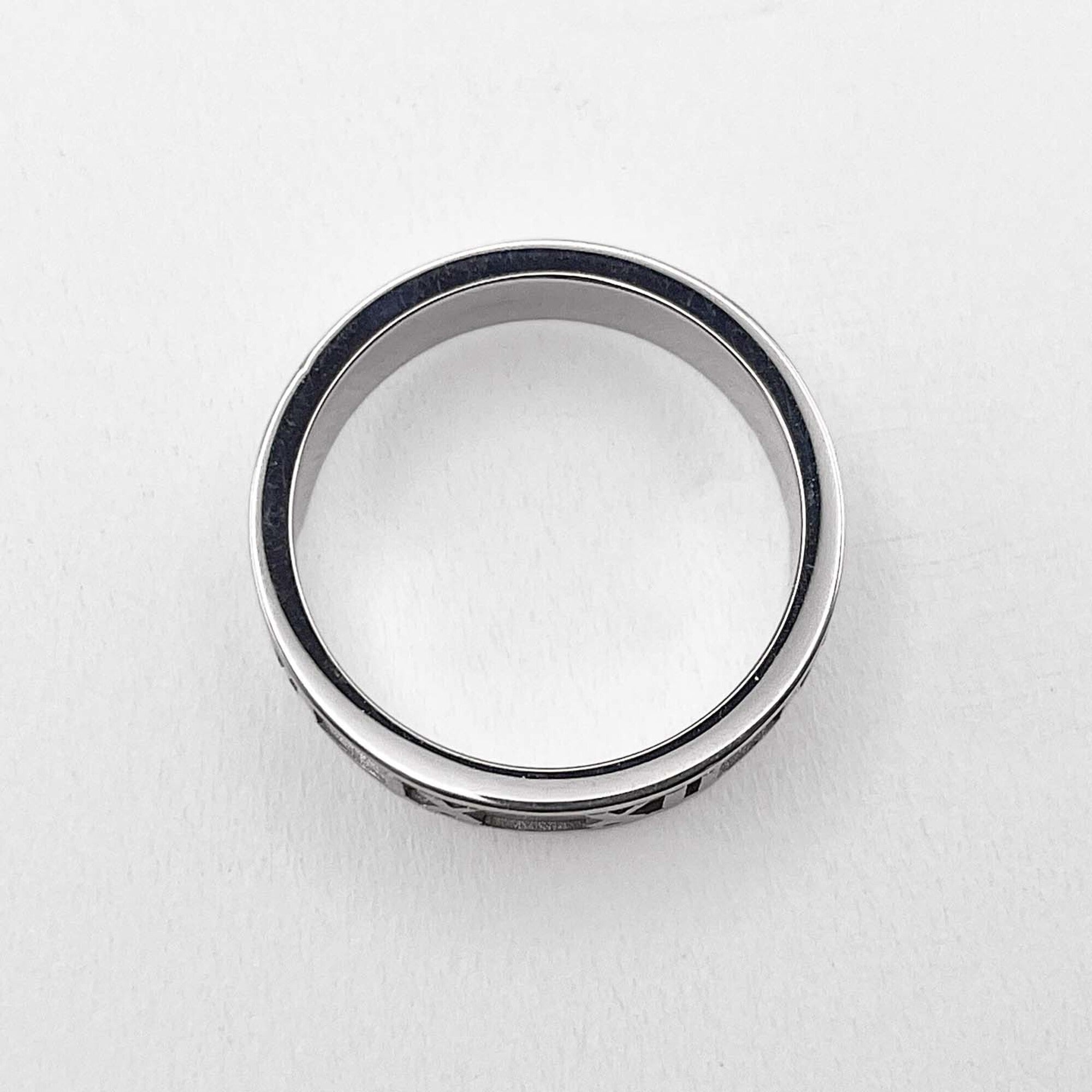 Tiffany Silver Silver 925 Band Ring (Pre-Owned)