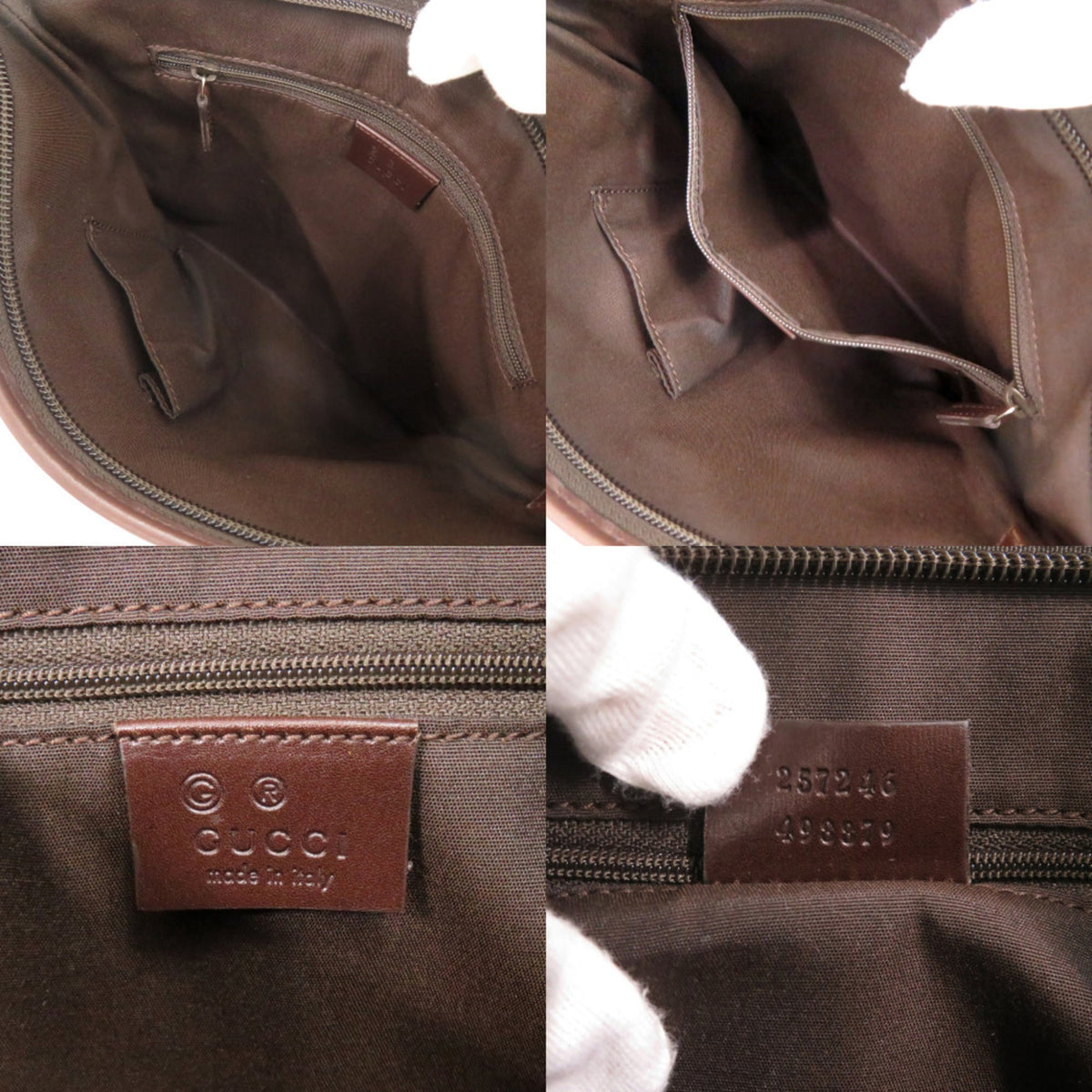 Gucci Brown Gg Supreme Shoulder Bag (Pre-Owned)