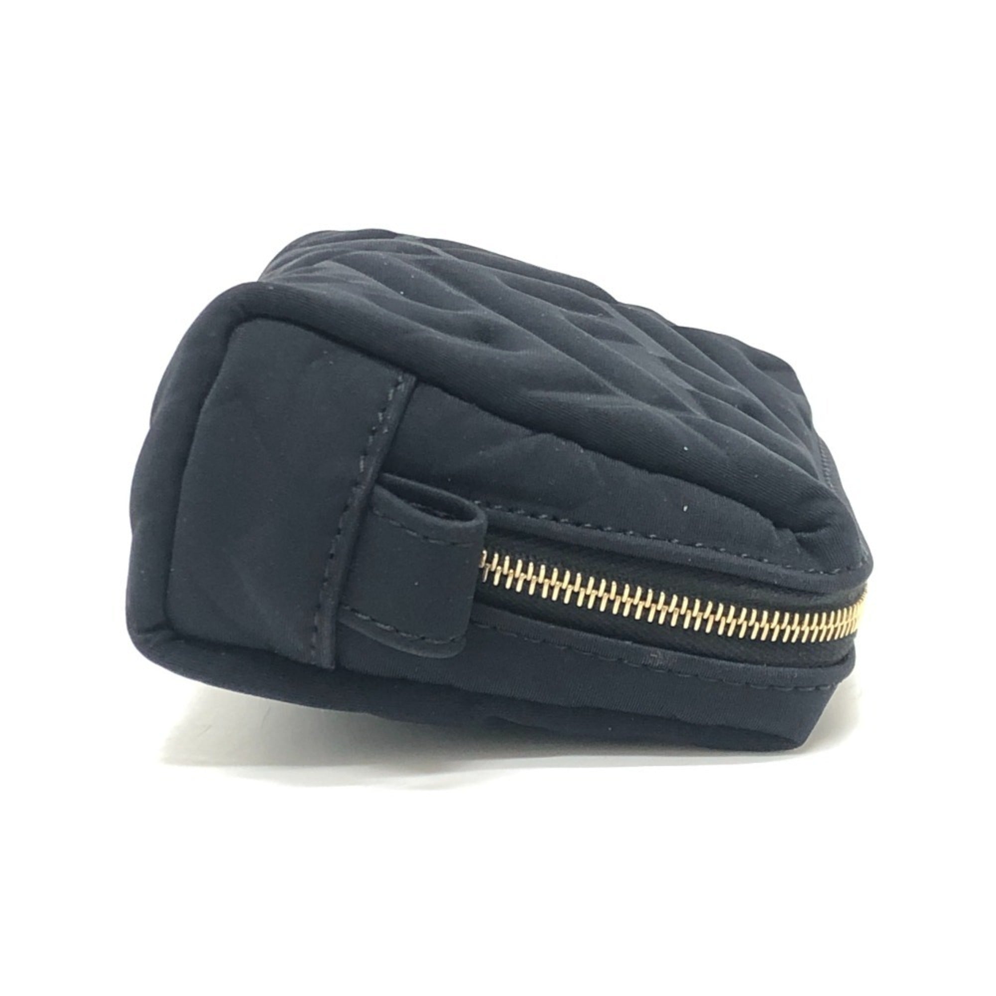 Fendi Zucca Black Canvas Pouch Wash Bag (Pre-Owned)