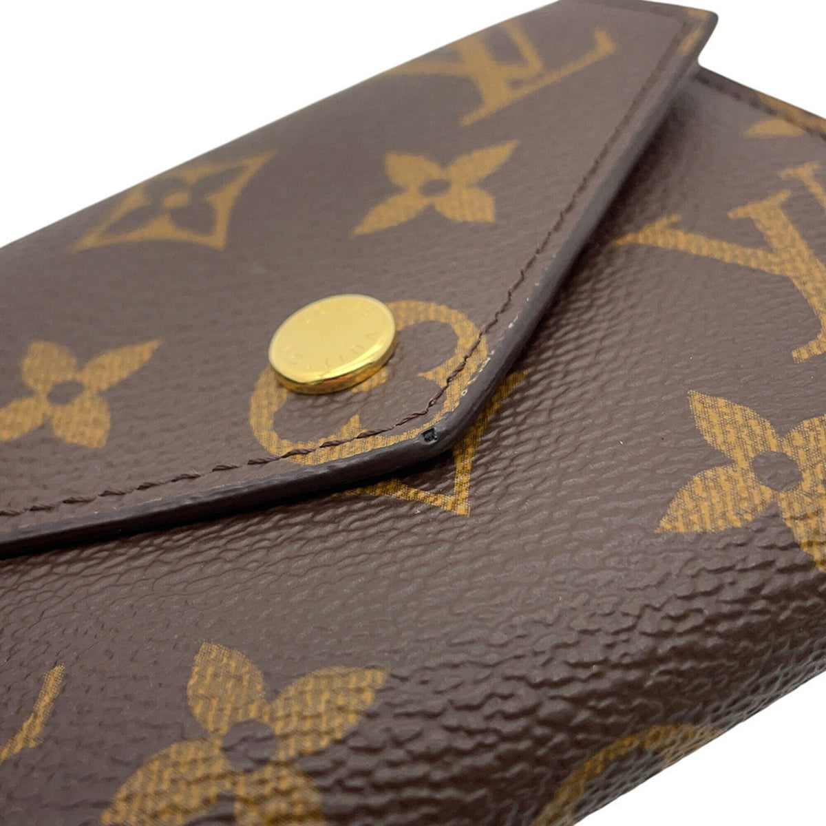 Louis Vuitton Monogram Brown Monogram Wallet (Tri-Fold) (Pre-Owned)