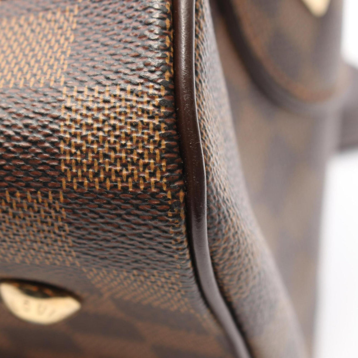 Louis Vuitton Brown Damier Canvas Coated Canvas Handbag (Pre-Owned)