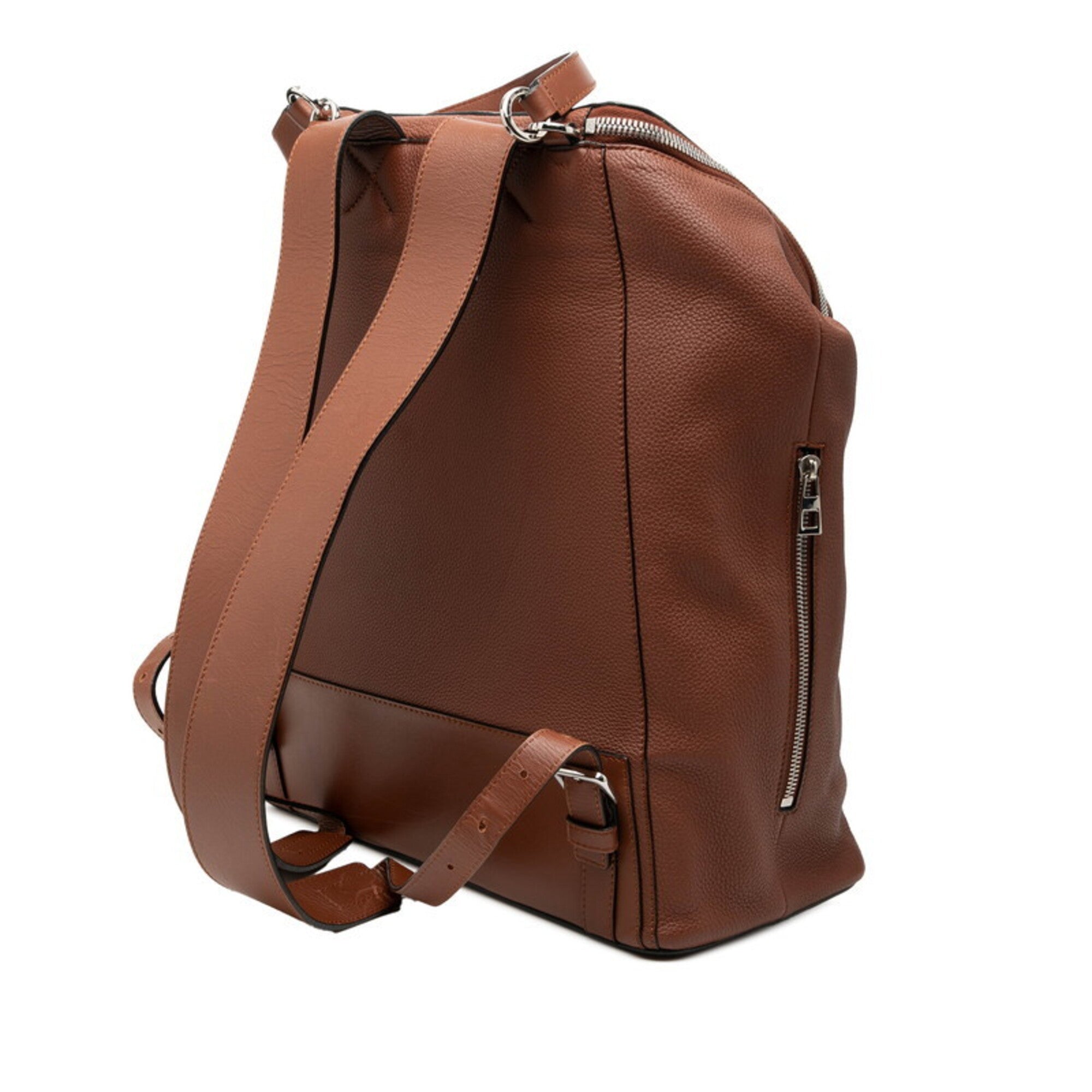 Loewe Brown Leather Backpack (Pre-Owned)
