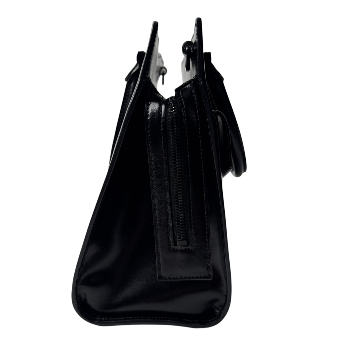 Saint Laurent Black Leather Handbag Shoulder Bag (Pre-Owned)