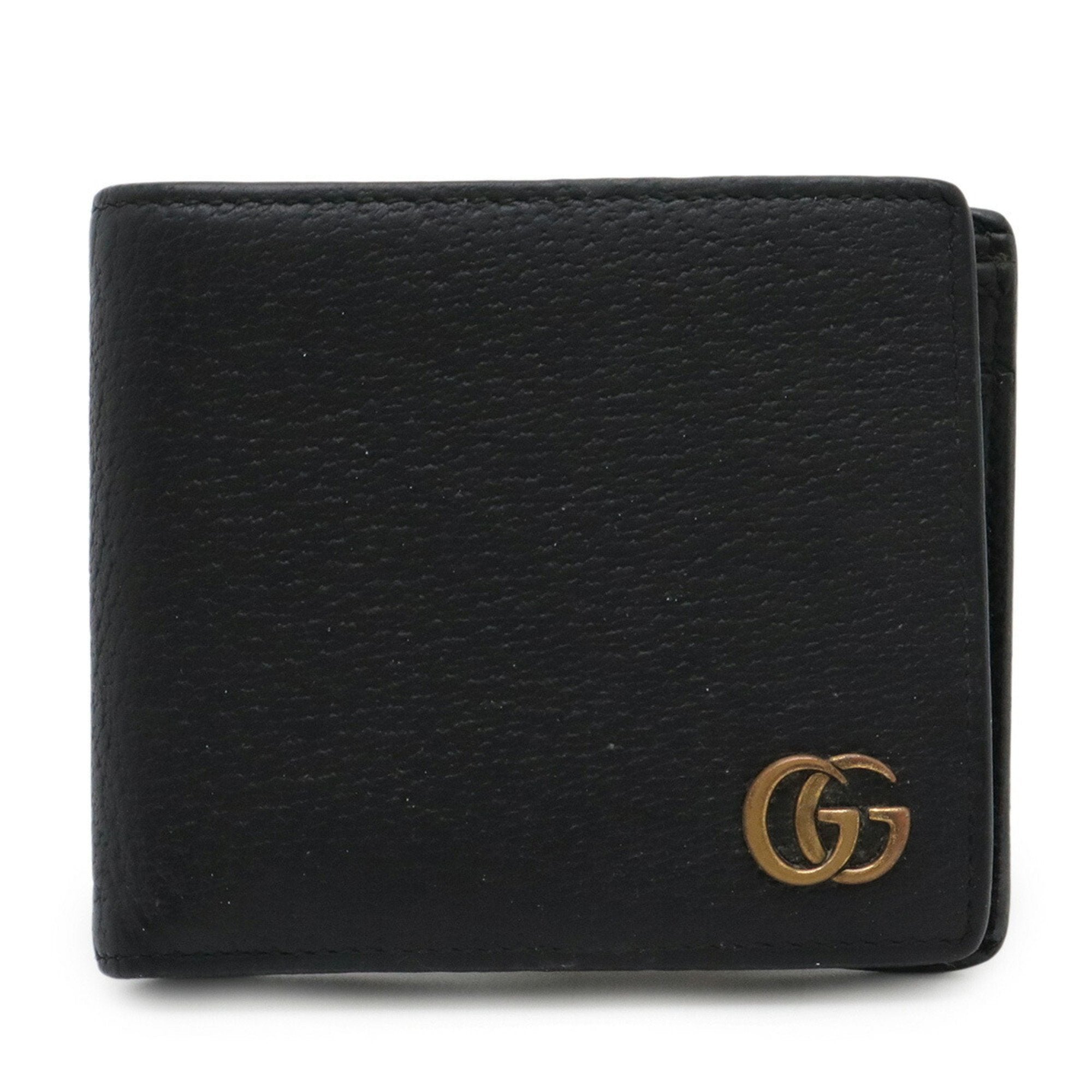 Gucci Black Leather Wallet (Bi-Fold) (Pre-Owned)