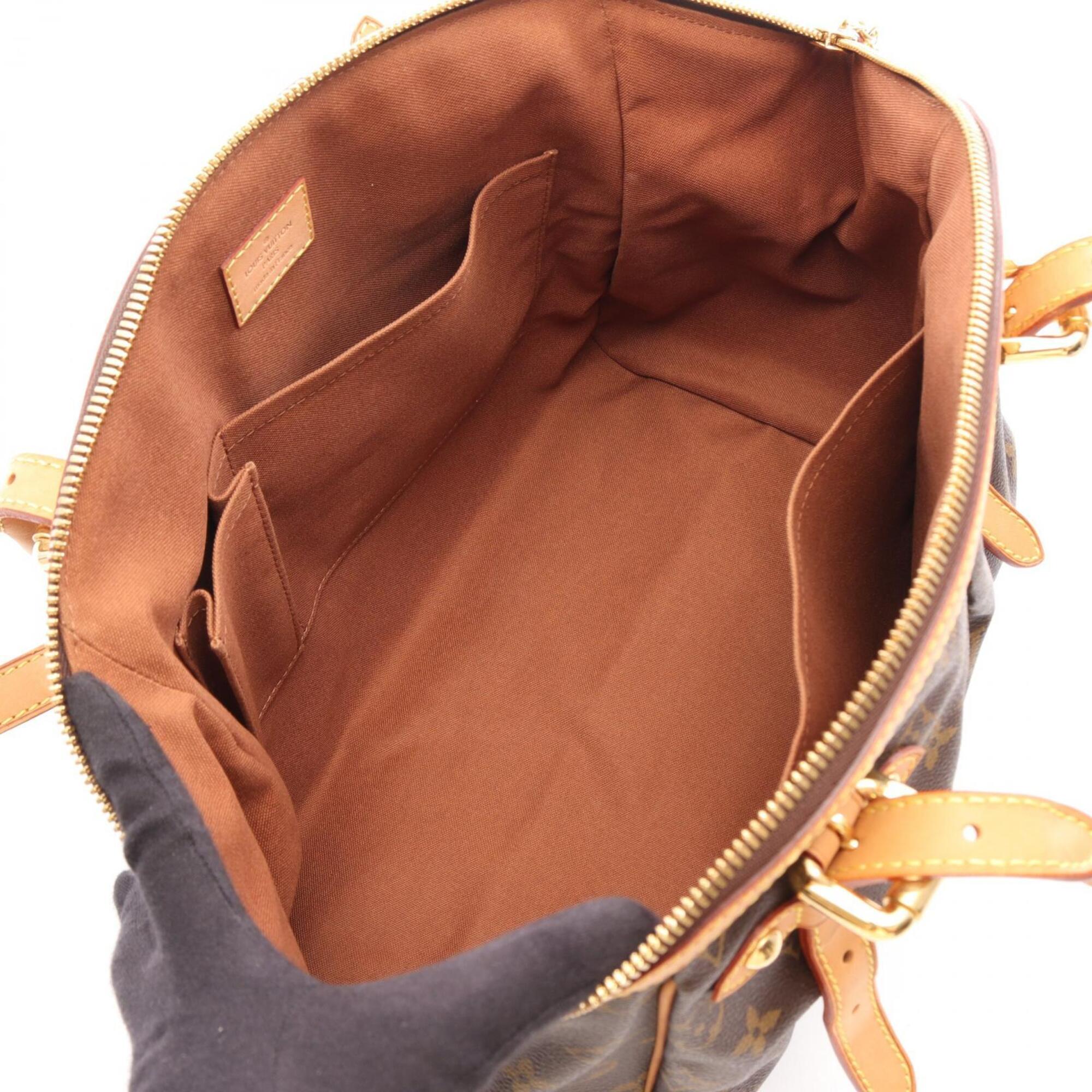 Louis Vuitton Brown Coated Canvas Leather Handbag (Pre-Owned)
