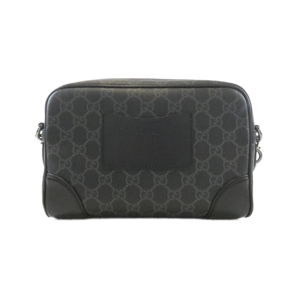Gucci Black Coated Canvas Shoulder Bag (Pre-Owned)