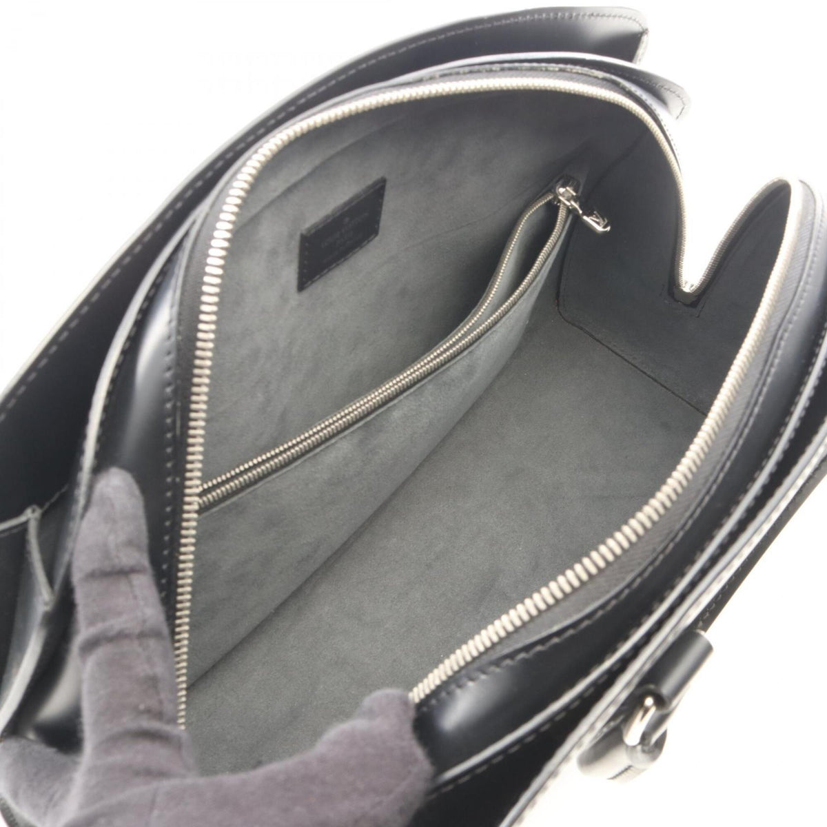 Louis Vuitton Black Noir Epi Leather Handbag (Pre-Owned)