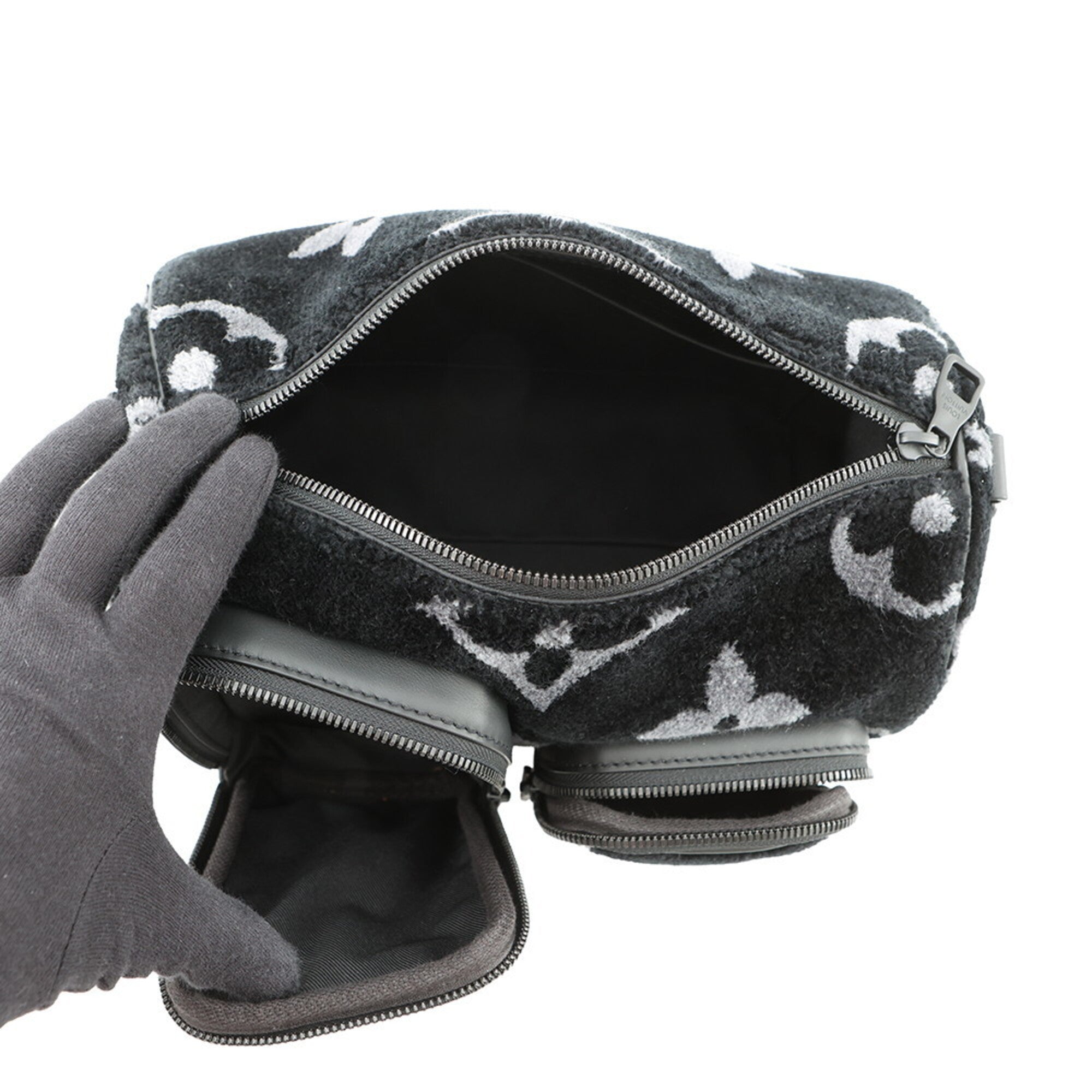 Louis Vuitton Monogram Eclipse Black Noir Monogram Eclipse Handbag (Pre-Owned)