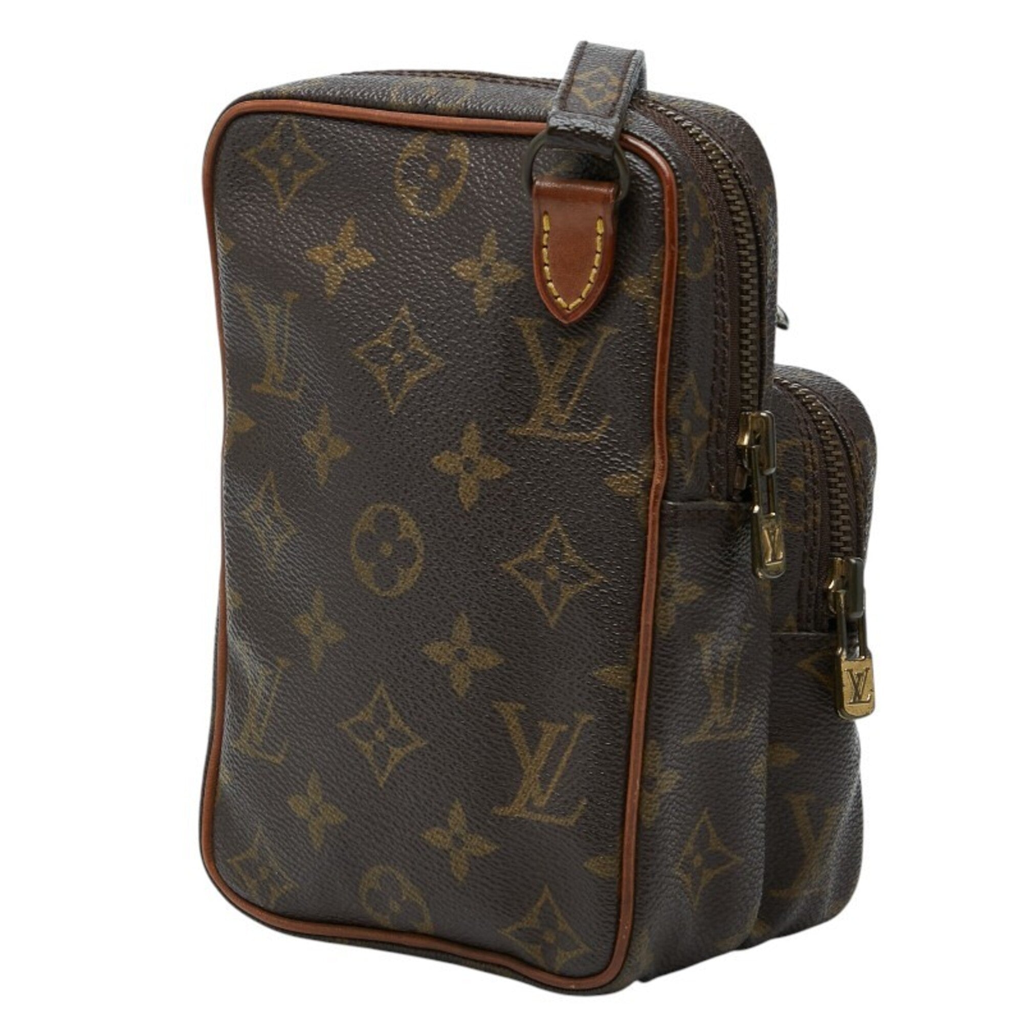 Louis Vuitton Brown Pvc Leather Shoulder Bag (Pre-Owned)