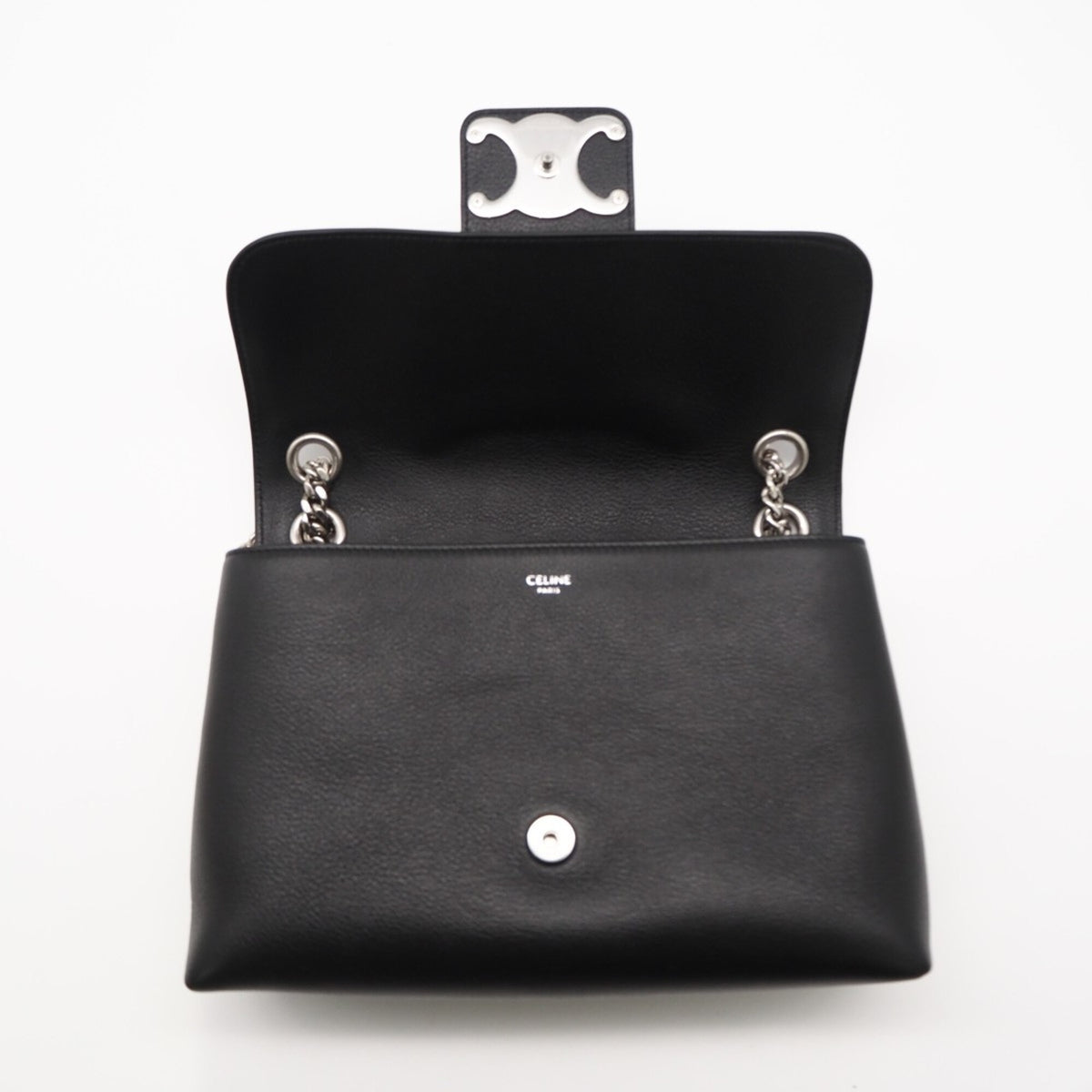 Celine Black Leather Shoulder Bag (Pre-Owned)