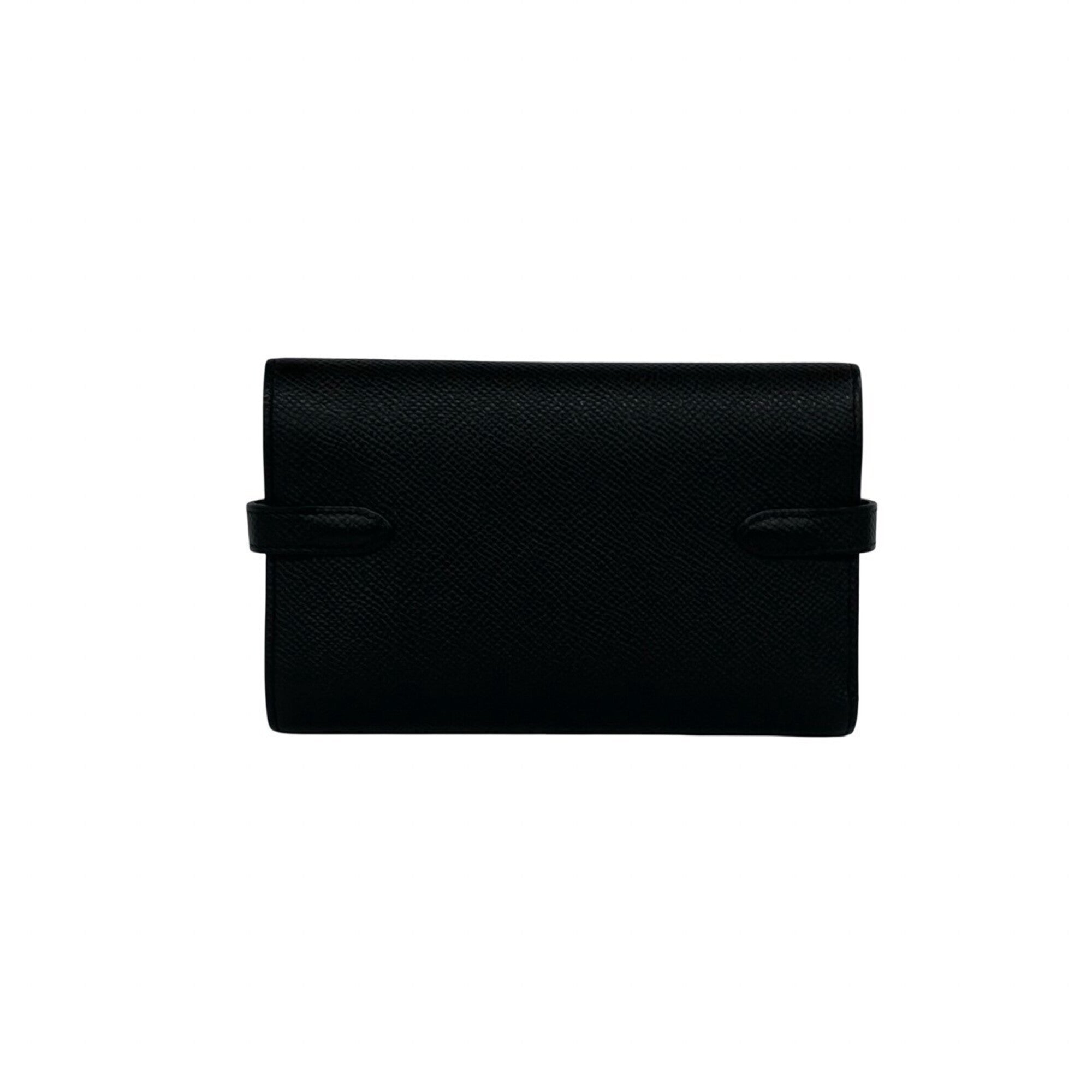Hermes Black Epsom Leather Wallet (Tri-Fold) (Pre-Owned)