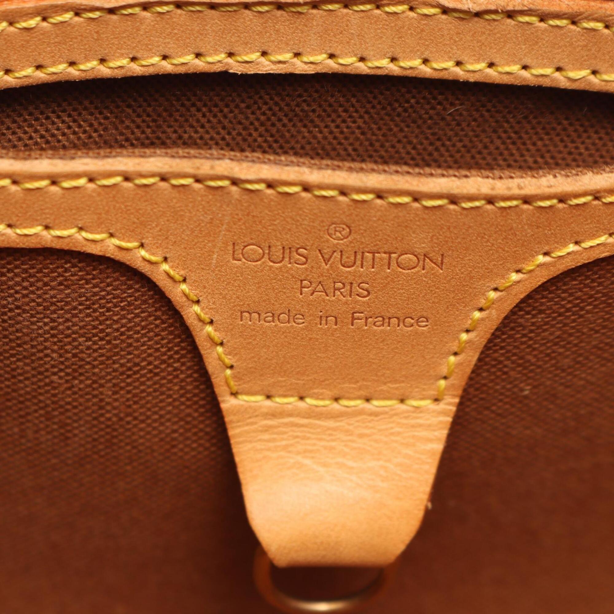 Louis Vuitton Brown Coated Canvas Leather Handbag (Pre-Owned)